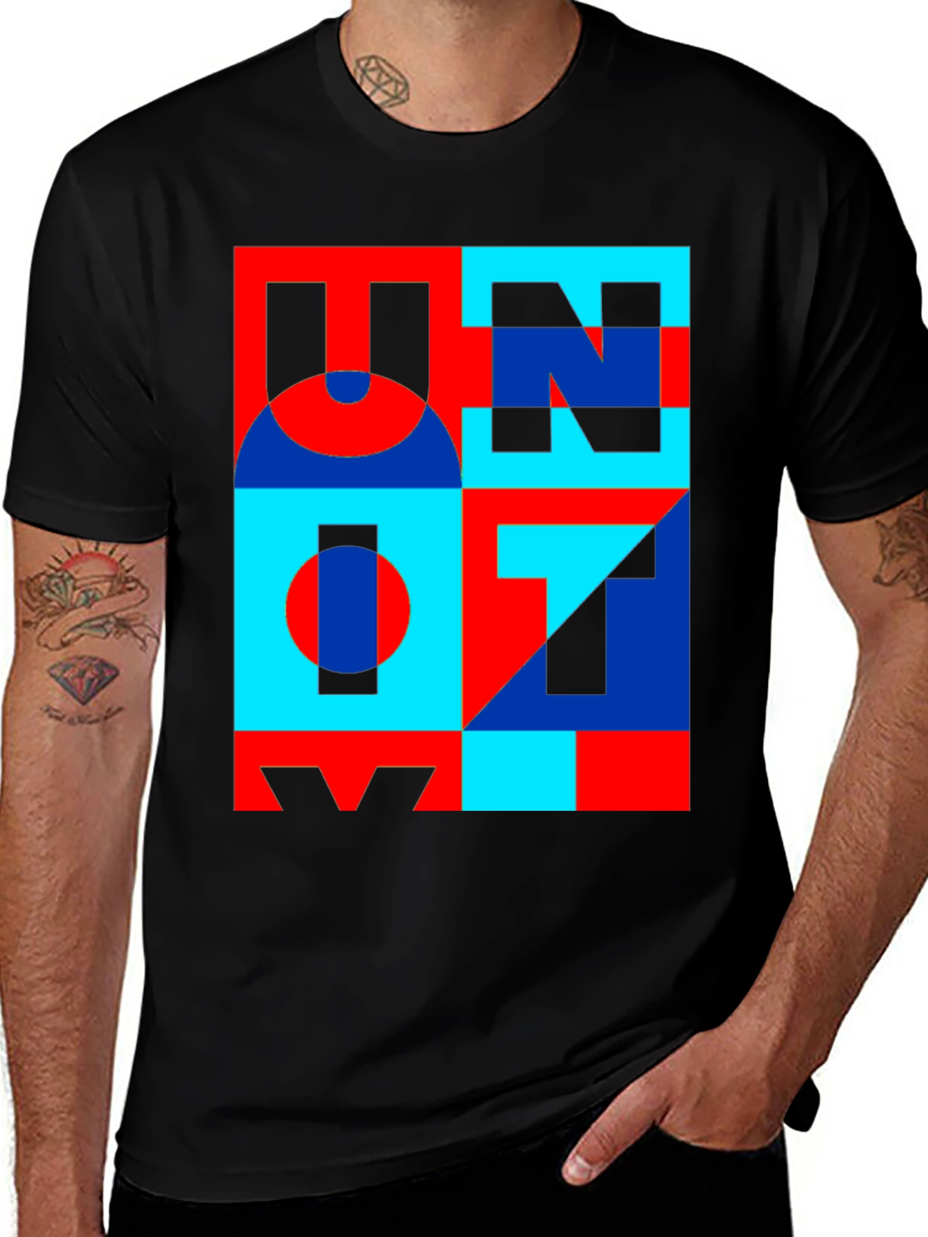 Variant 4 of Modern Art Graphic Tee - UN07 Shirt