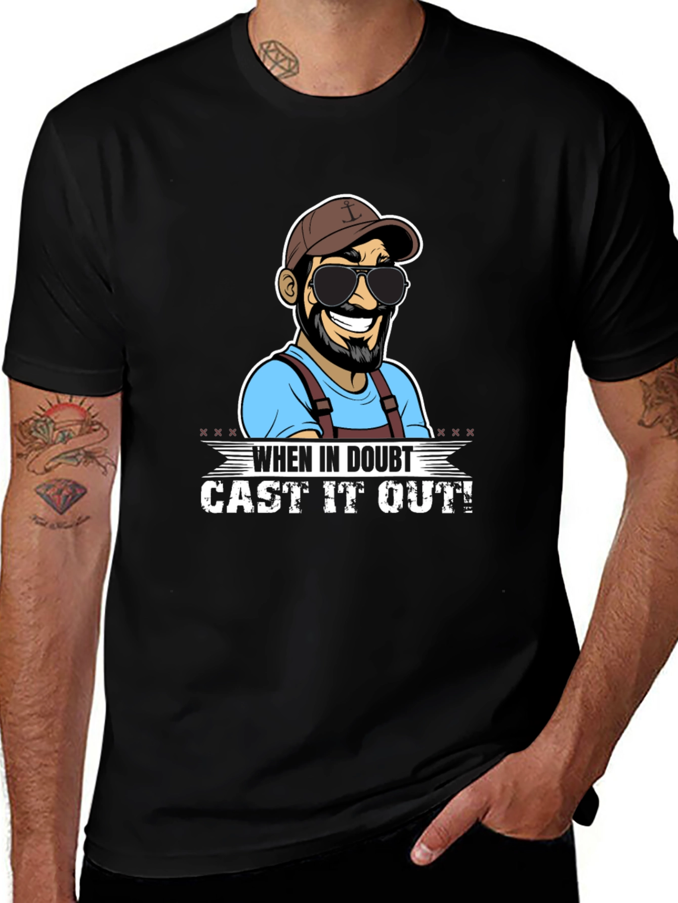 Cast it Out T-Shirt - Fisherman Humor Tee