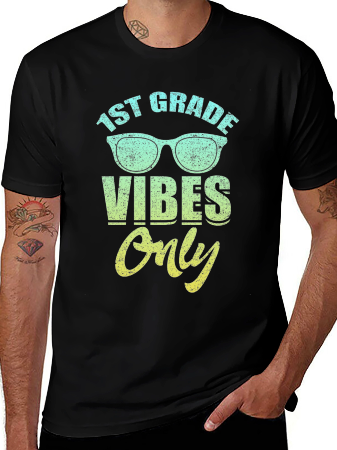 Variant 9 of 1st Grade Vibes Only Graphic Tee