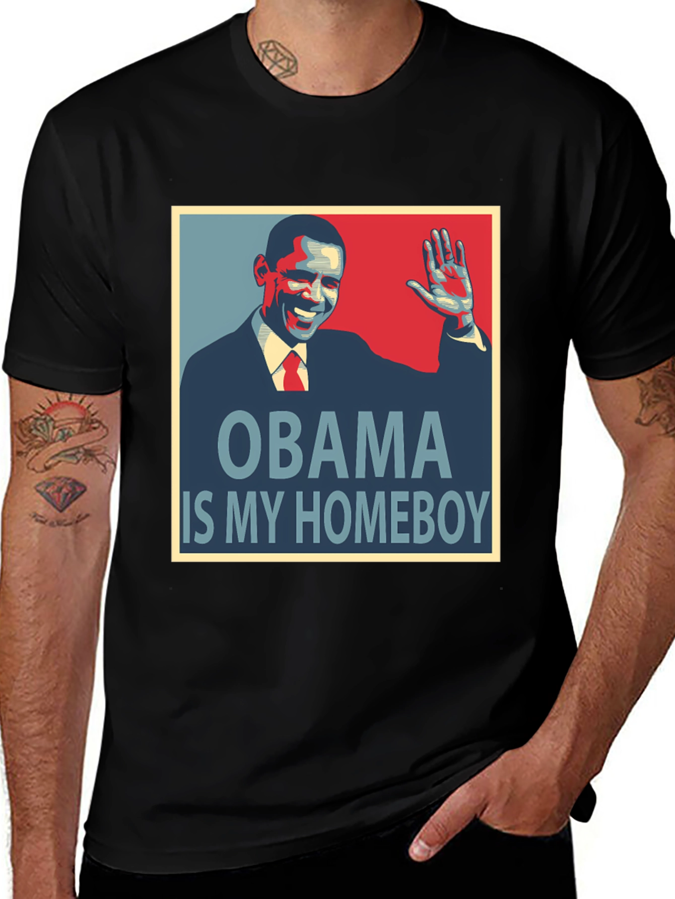 Variant 3 of Obama Is My Homeboy Graphic T-Shirt