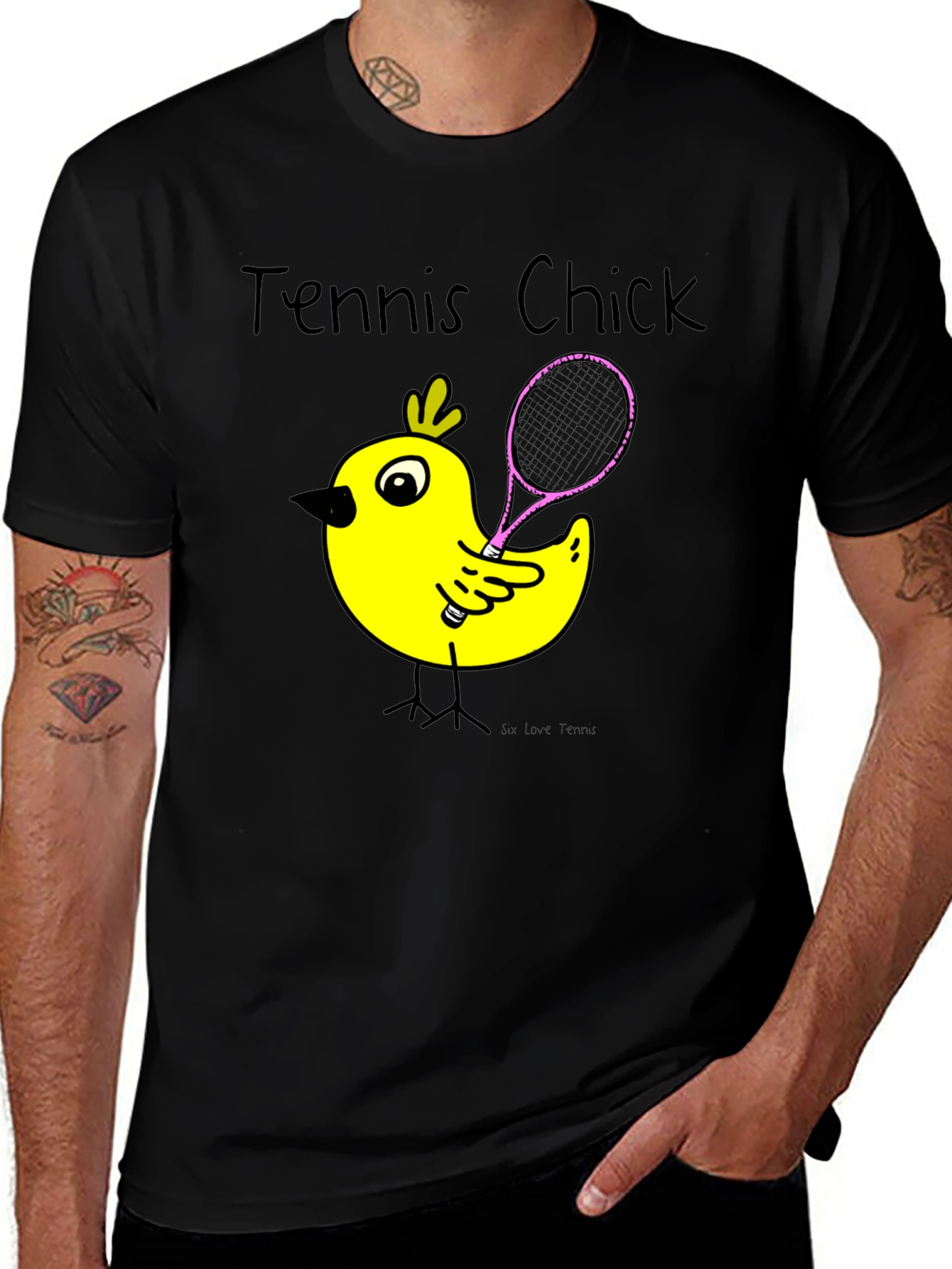 Variant 6 of Tennis Chick T-Shirt - Funny Sportswear