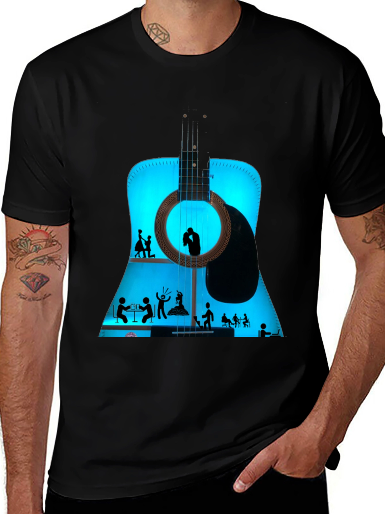 Musical Lifestyle Tee - Guitar Scene