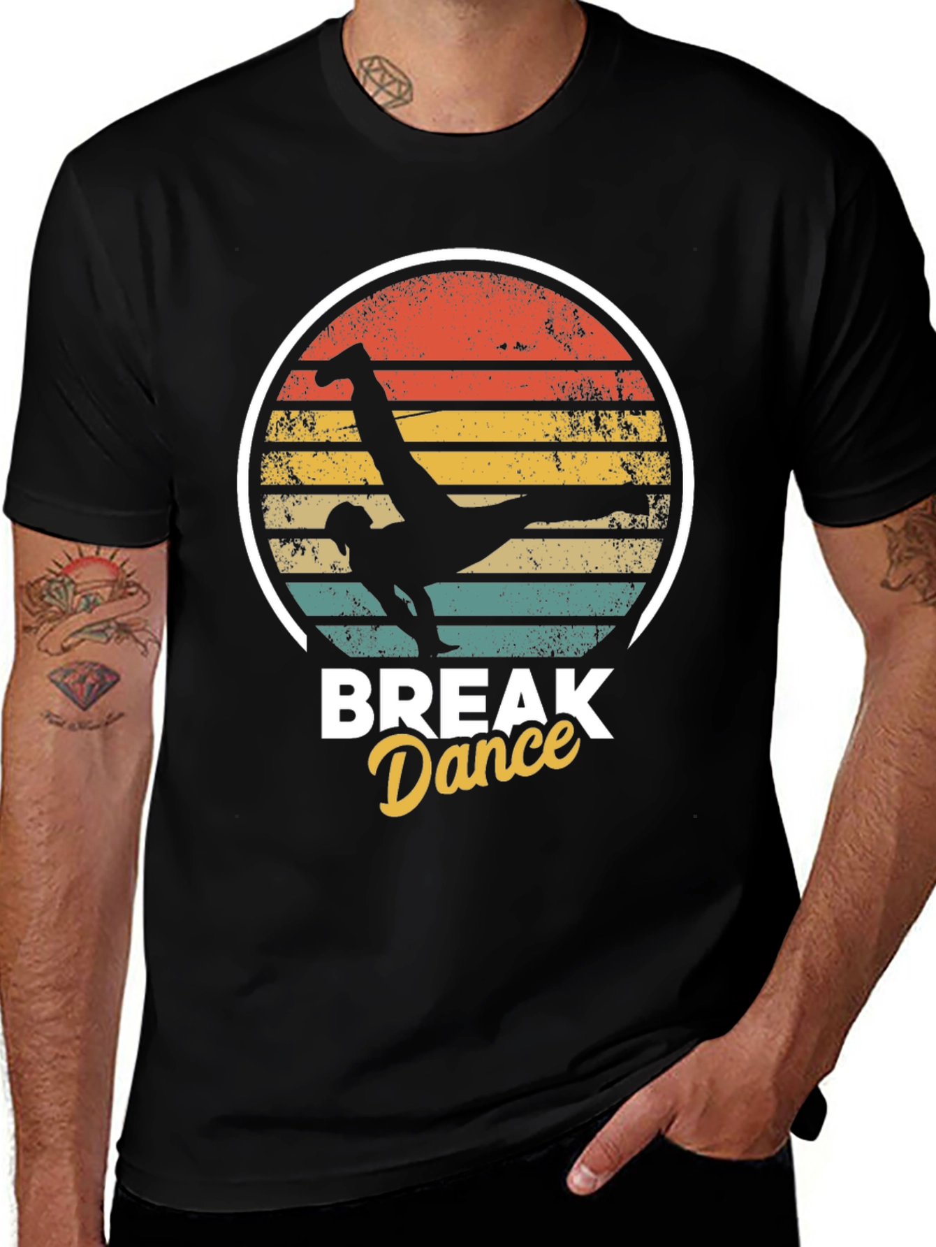 Variant 12 of Retro Breakdance T-Shirt - Vintage Dancer Tee