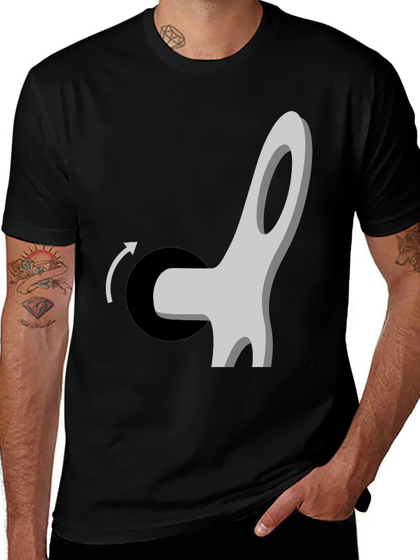 Variant 27 of Rotating Chair Graphic T-Shirt