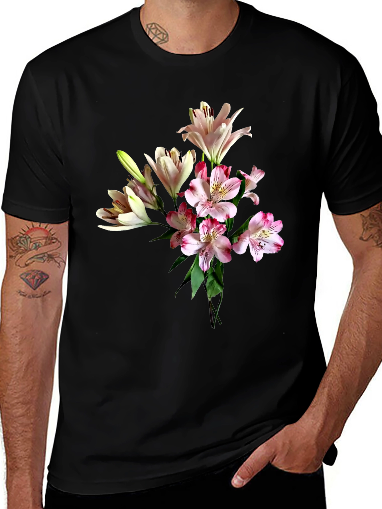 Variant 7 of Floral Bouquet Graphic T-Shirt