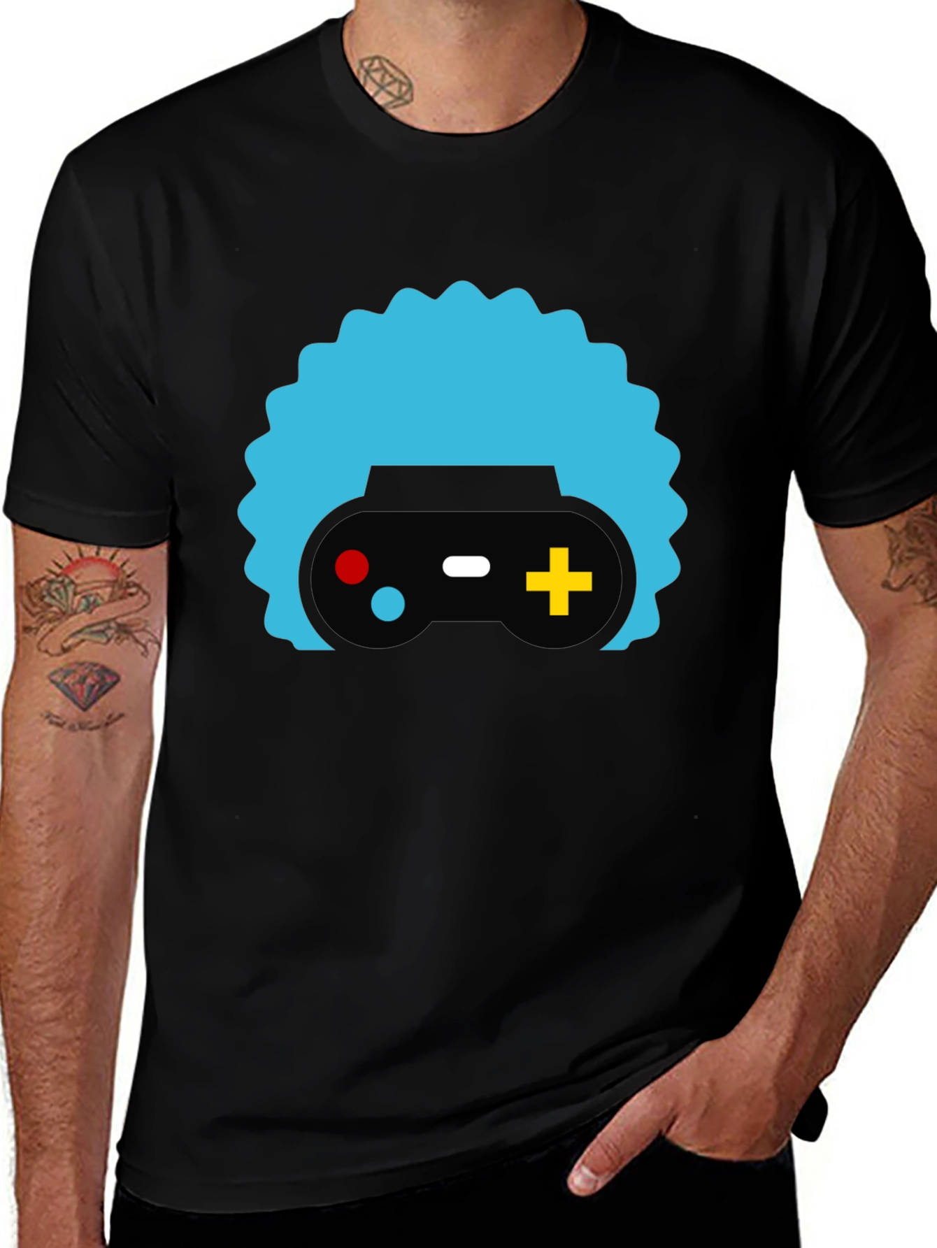 Variant 11 of Gamer Controller Graphic T-Shirt - Trendy Casual Tee