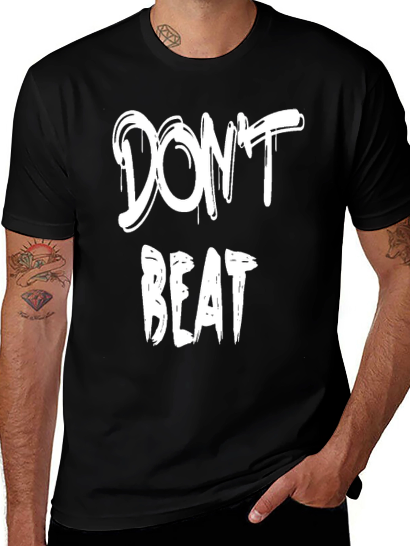 Variant 25 of Don't Beat T-Shirt - Bold Graphic Tee