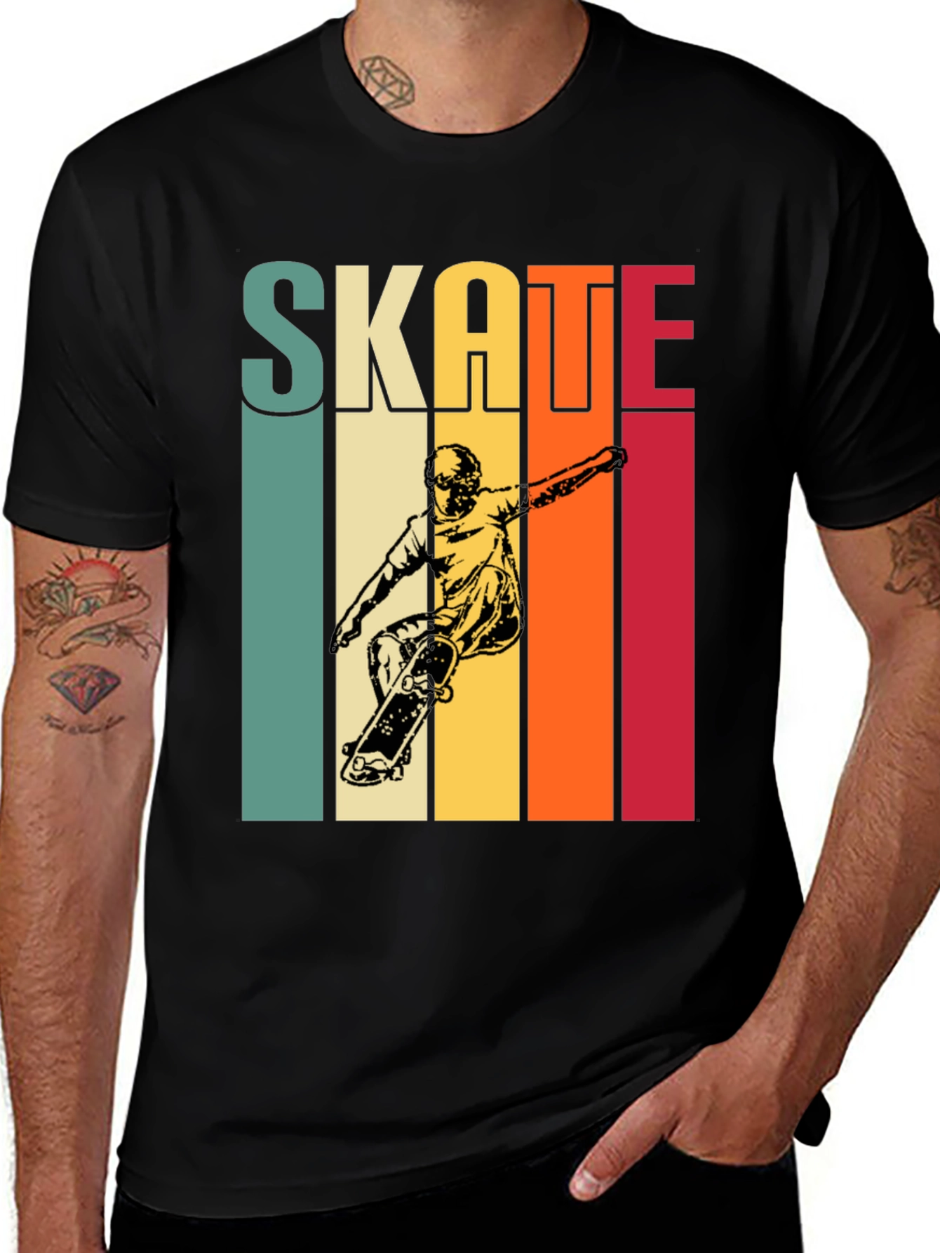 Variant 21 of Retro Skate T-Shirt - Vintage Style Skateboard Tee