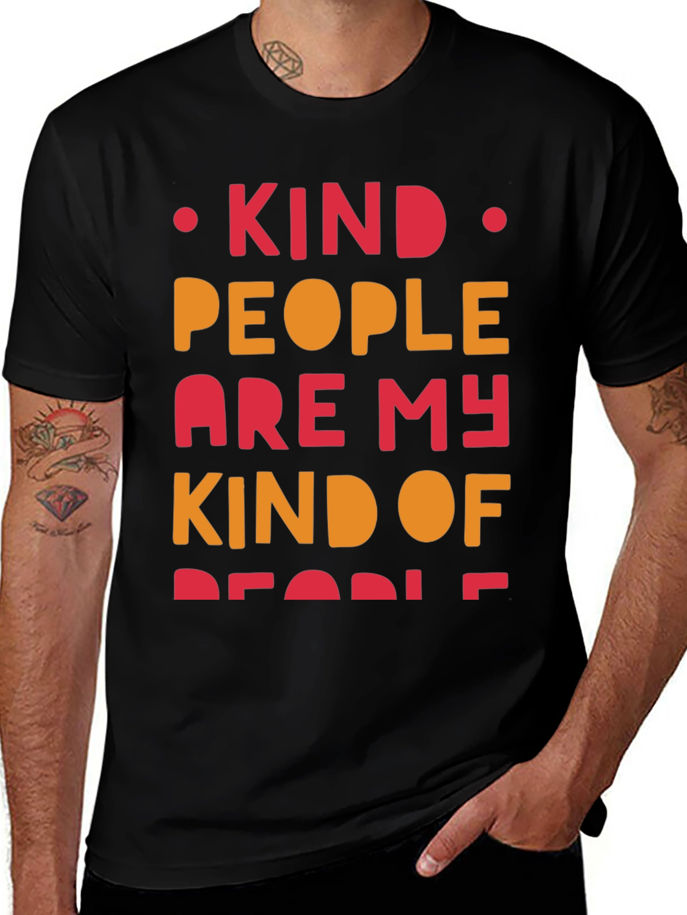 Variant 23 of Kind People Graphic Tee - Positive Message T-Shirt