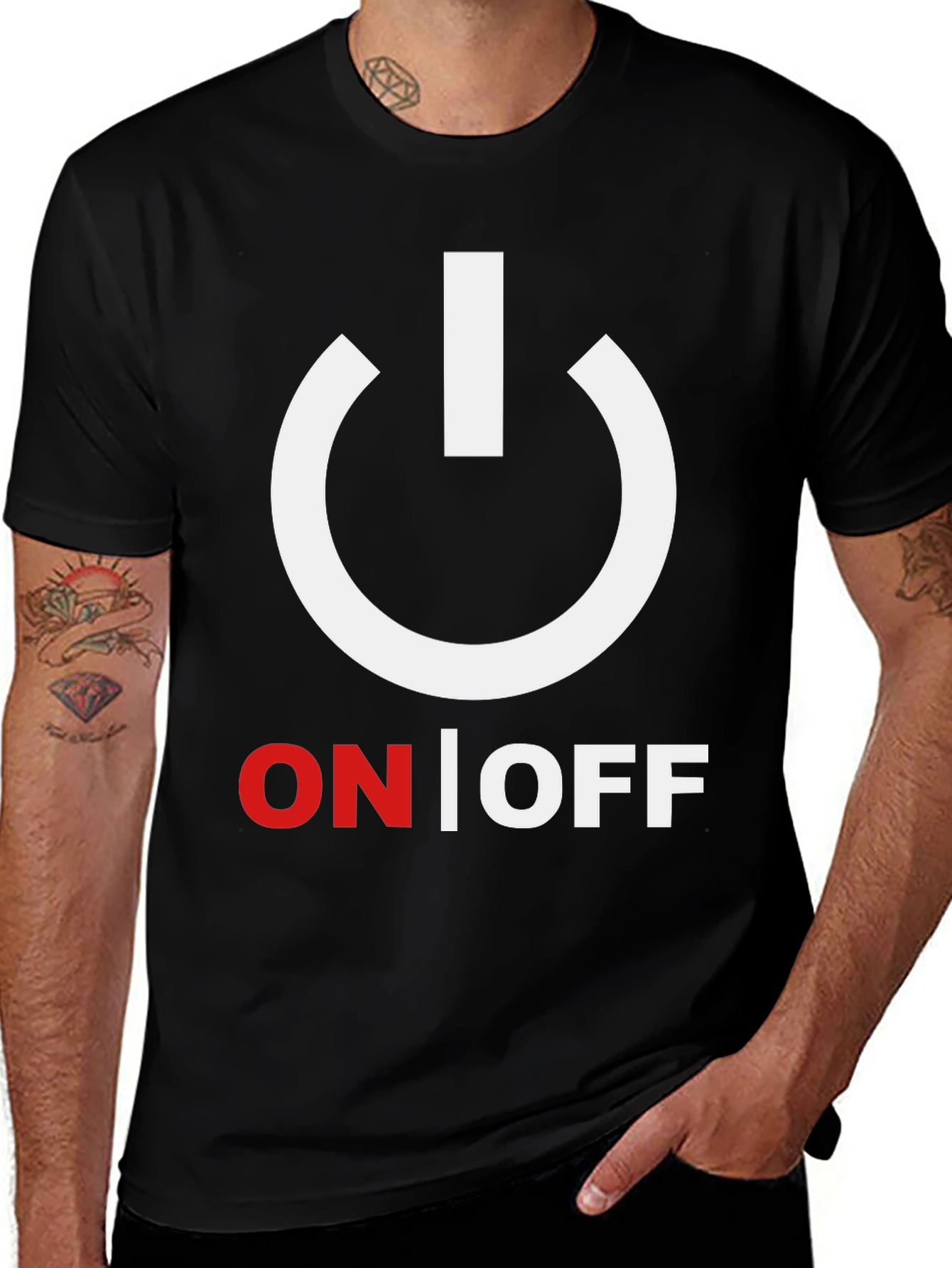 On/Off T-Shirt - Stylish Power Symbol Tee