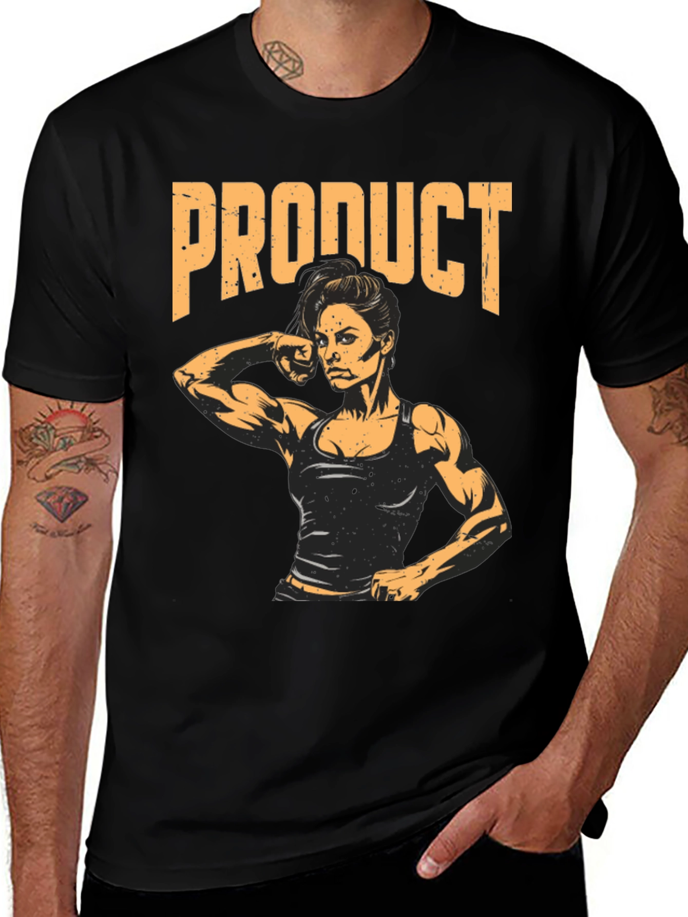 Variant 27 of PRODUCT Women's Fitness Graphic T-Shirt