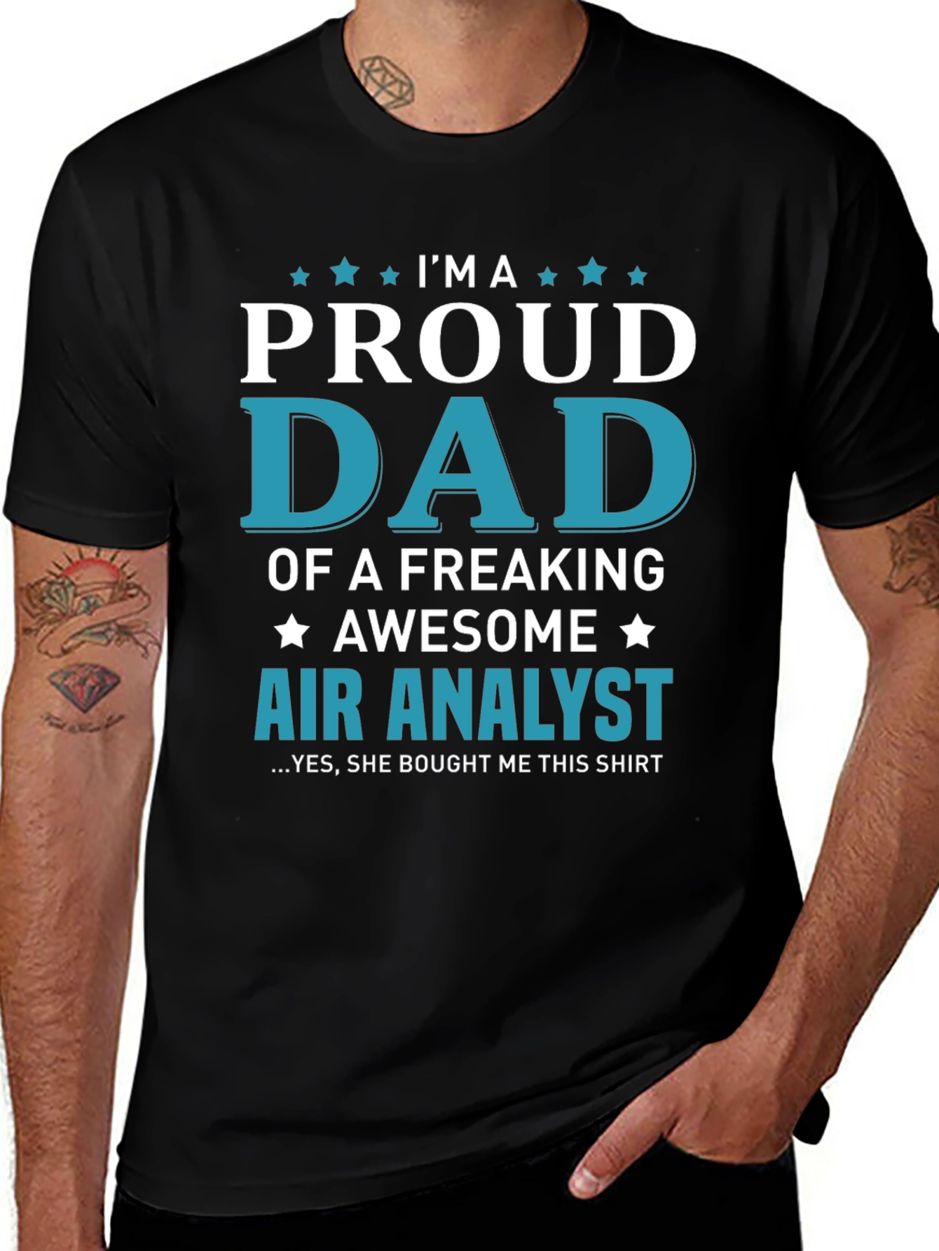 Proud Dad of an Air Analyst T-Shirt