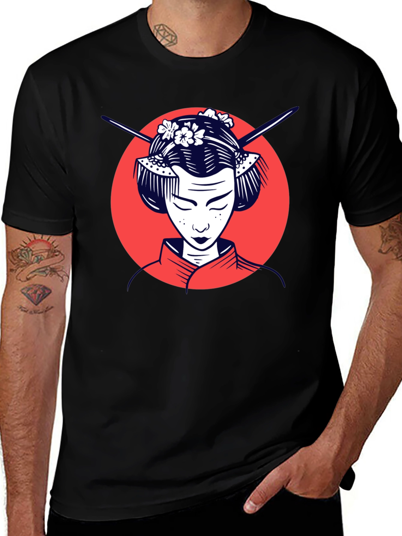 Variant 14 of Geisha Graphic Tee - Stylish Unisex T-Shirt
