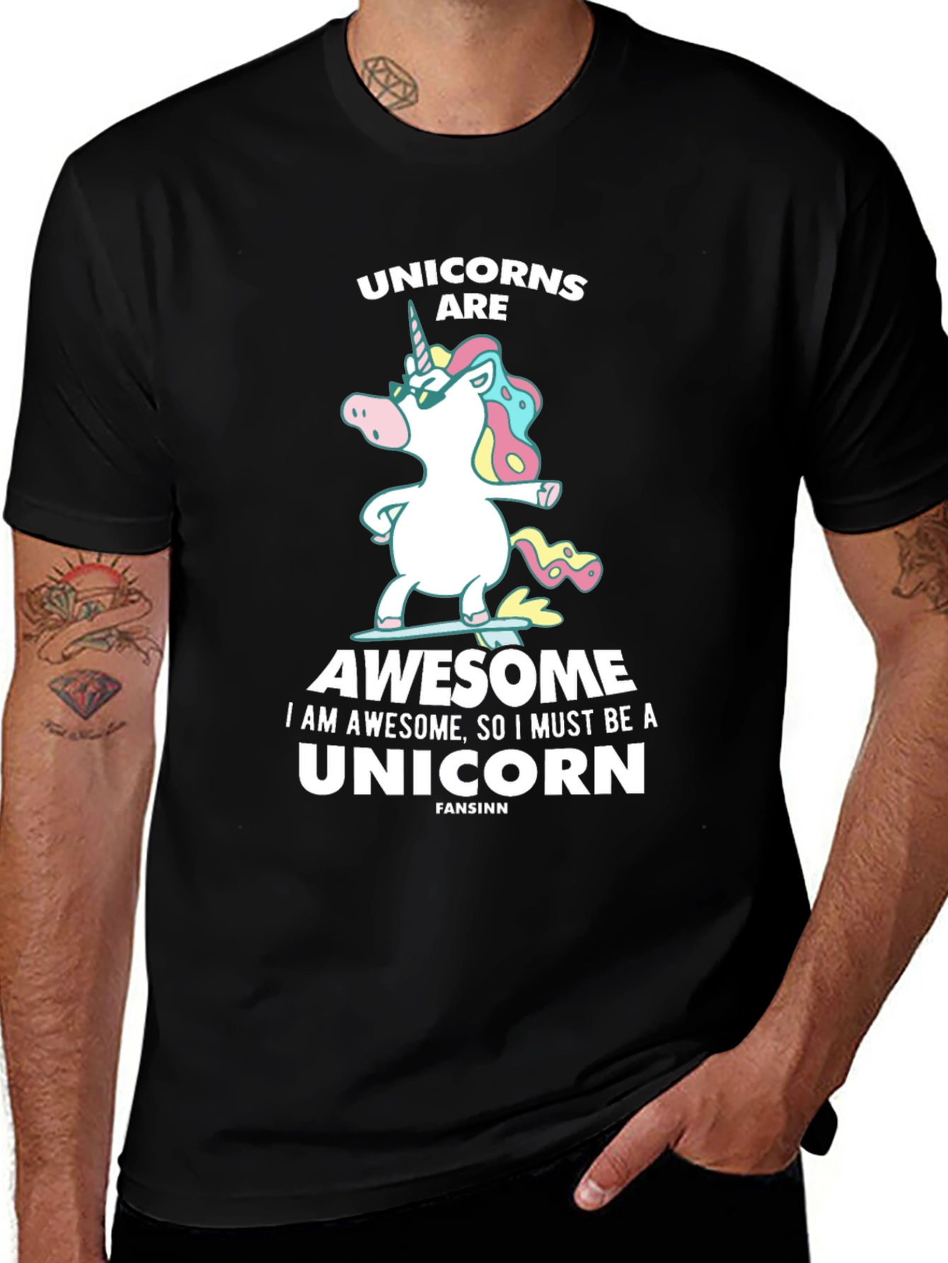 Variant 26 of Unicorns Are Awesome Graphic T-Shirt