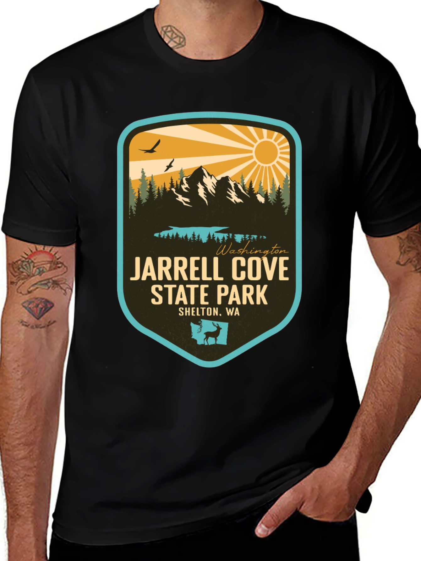 Jarrell Cove State Park T-Shirt - Washington Souvenir Tee