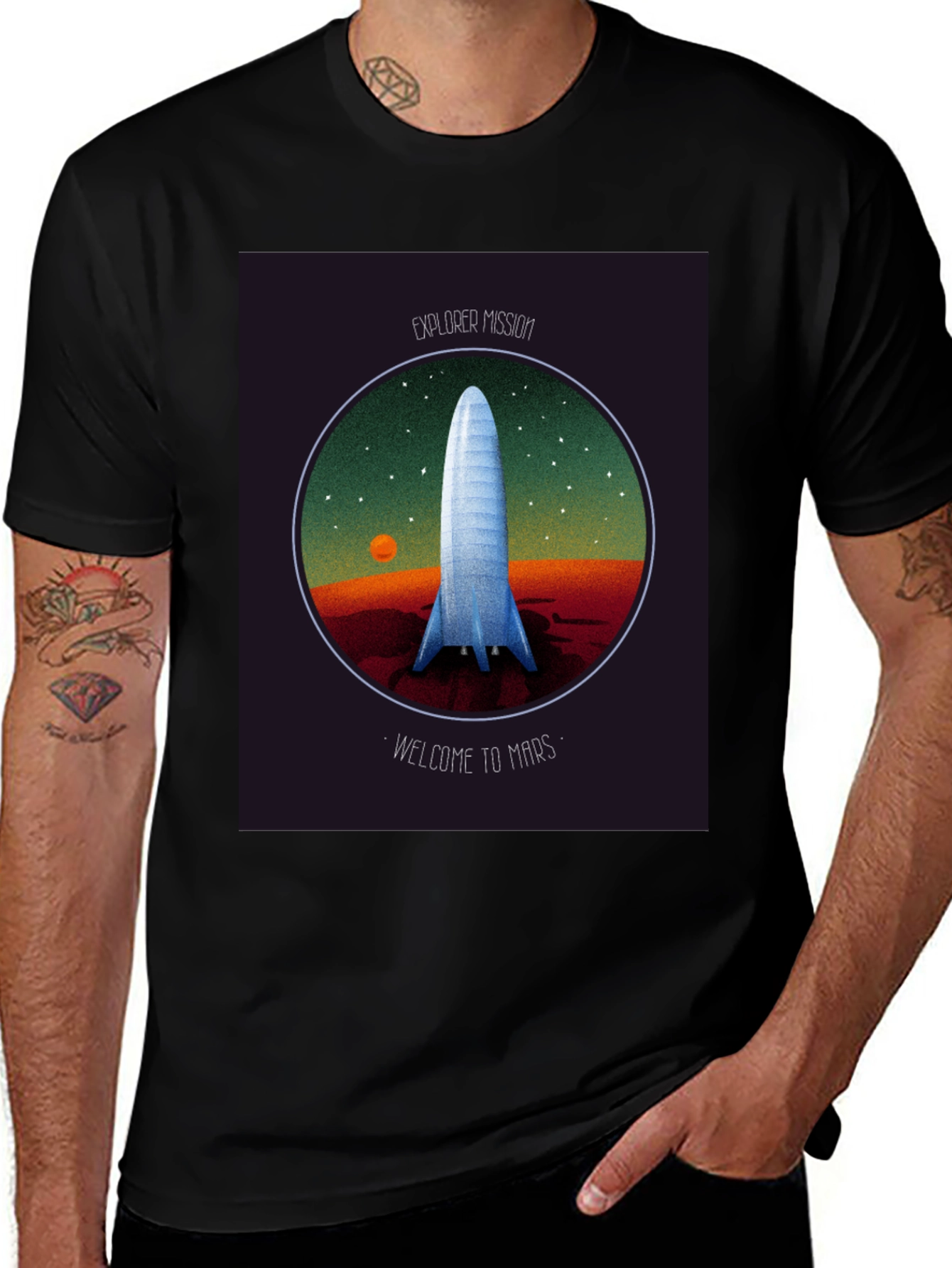 Explorer Mission 'Welcome to Mars' T-Shirt