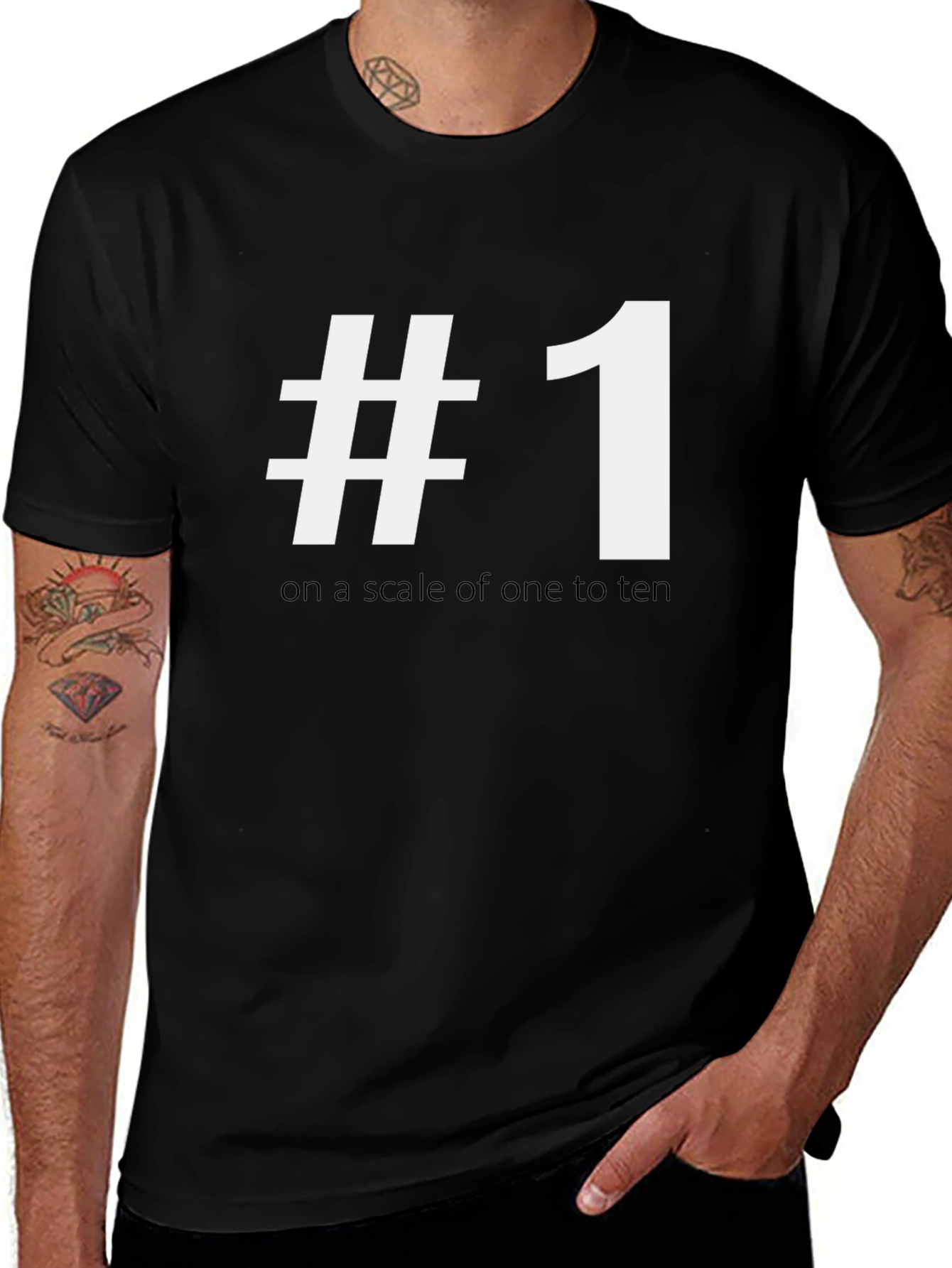 Variant 8 of #1 on a Scale T-Shirt - Humorous Top