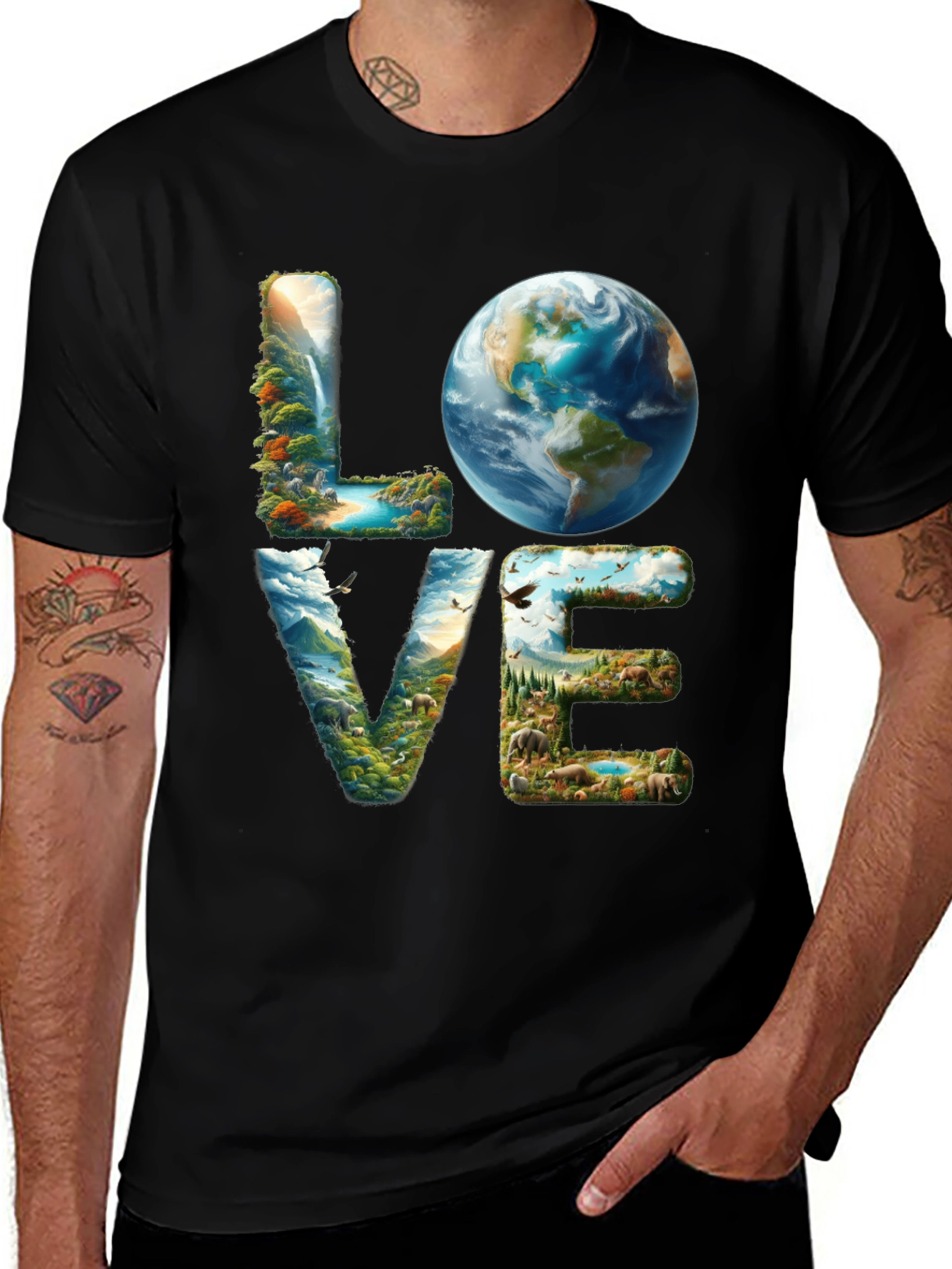Variant 30 of Love Earth T-Shirt - Nature Design