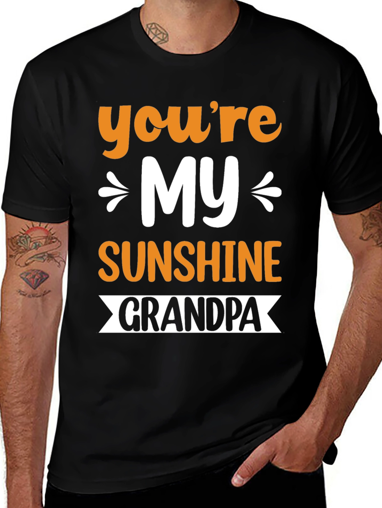 Variant 21 of You're My Sunshine Grandpa Graphic Tee