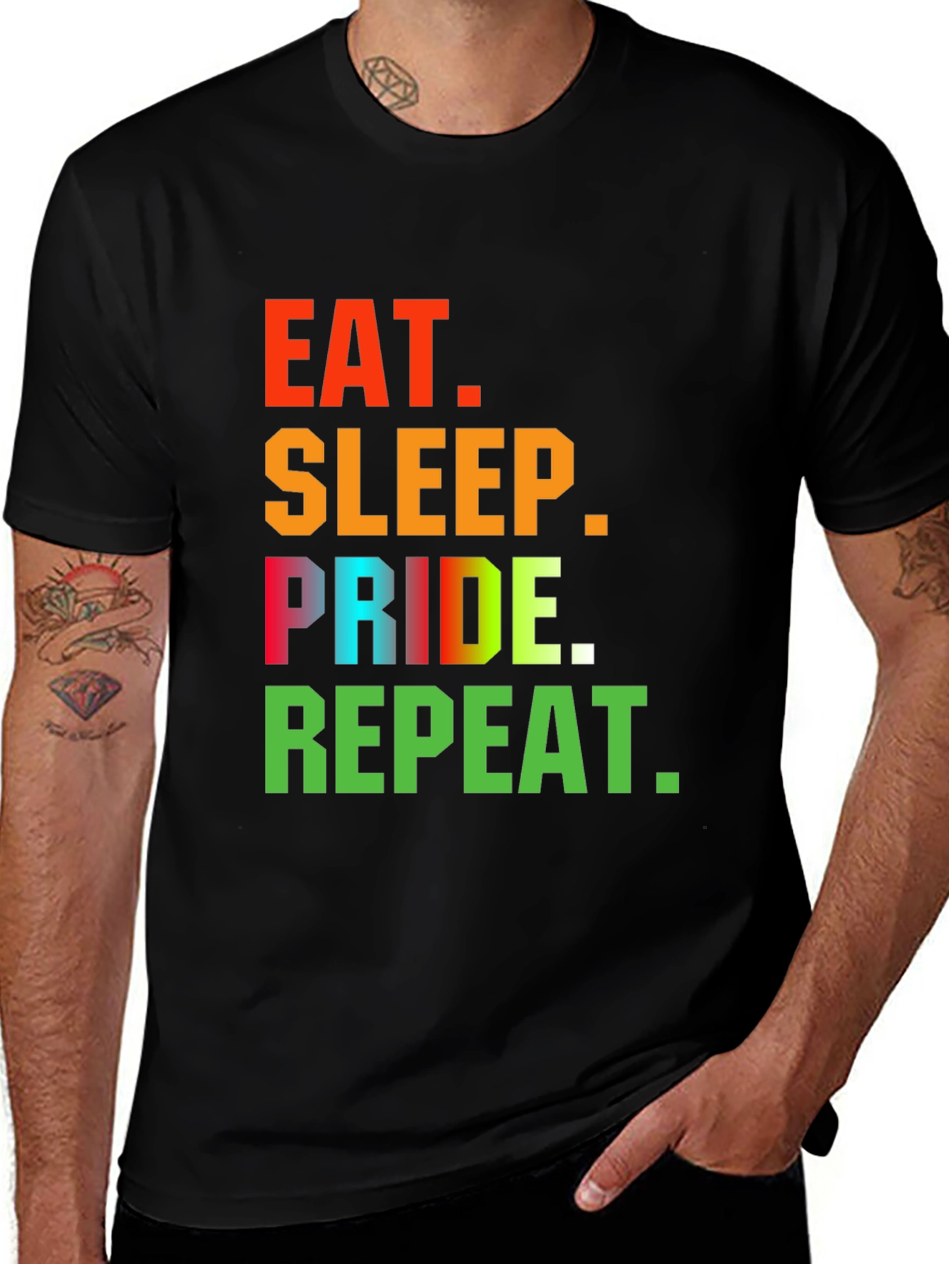 Variant 17 of Eat Sleep Pride Repeat T-Shirt