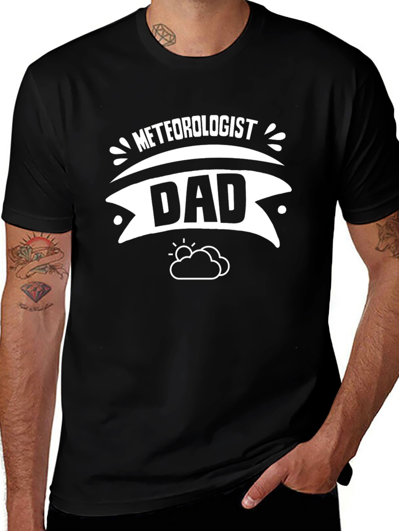 Variant 12 of Meteorologist Dad T-Shirt - Weather Lover Tee