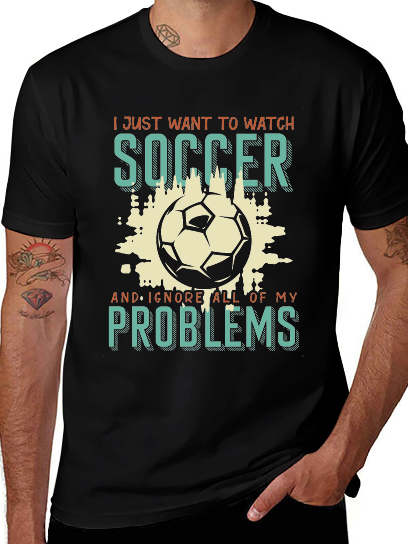Variant 13 of Soccer Lover Graphic T-Shirt