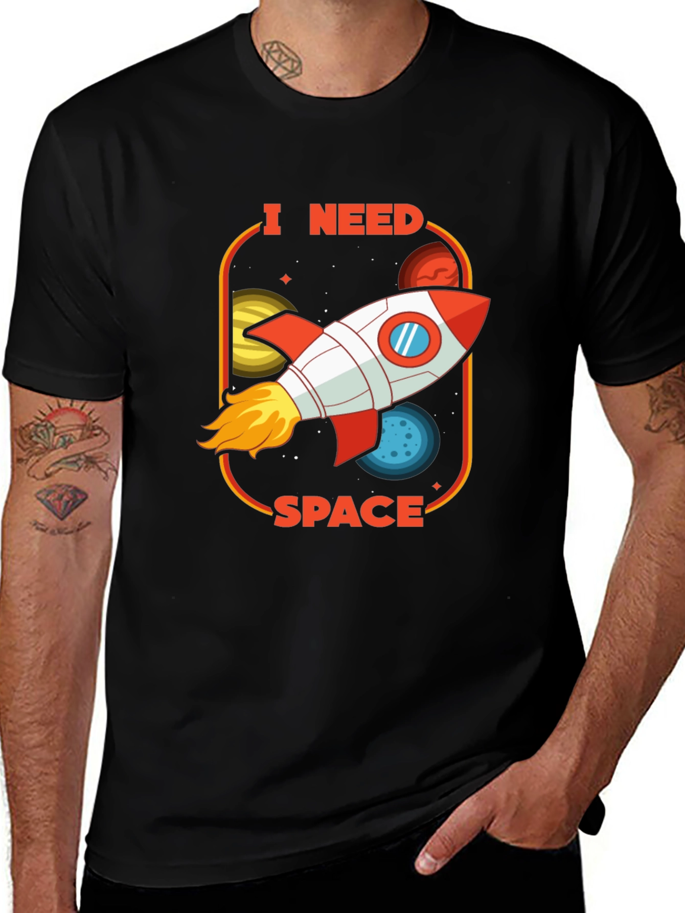 Variant 17 of I Need Space Graphic T-Shirt