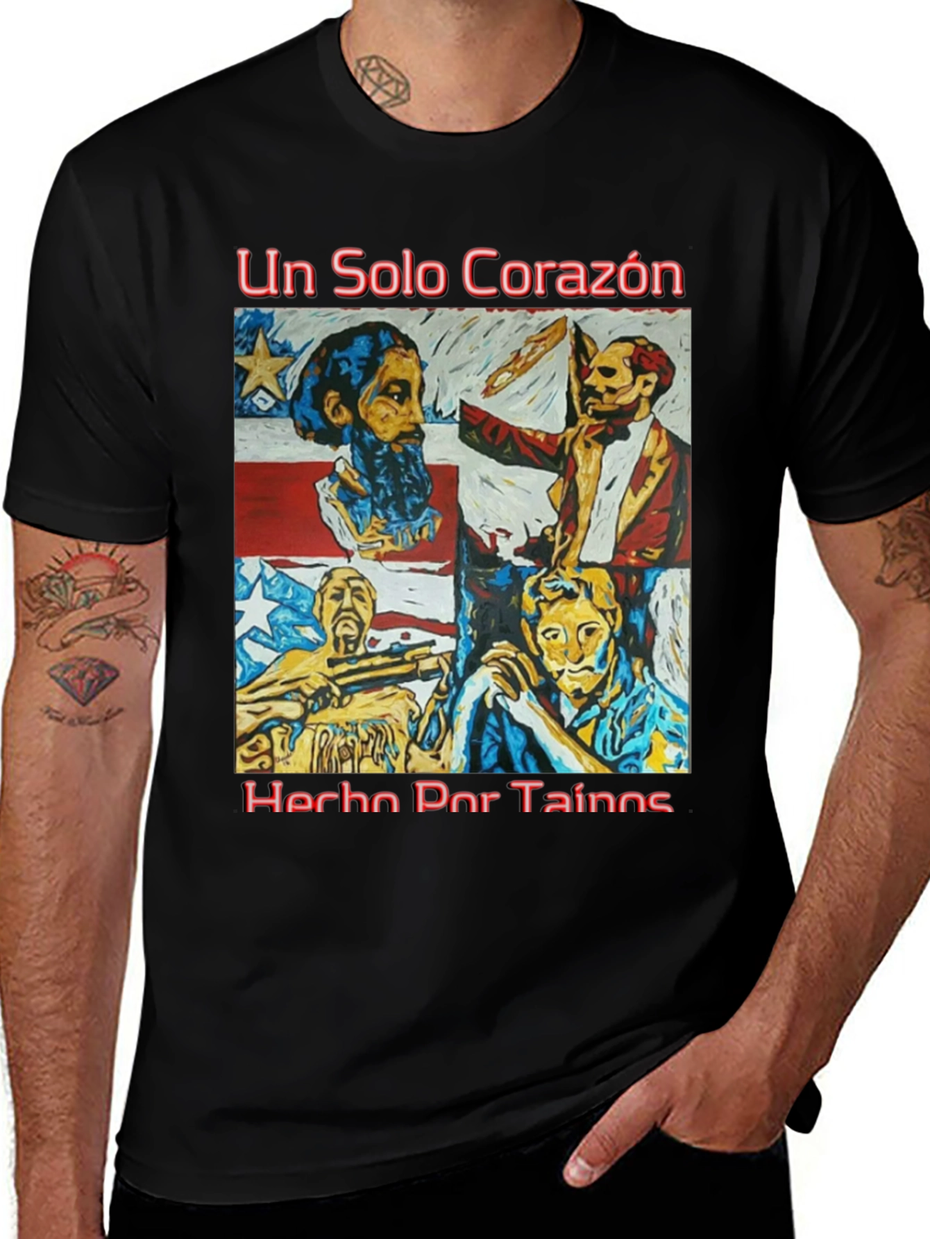 Variant 13 of Un Solo Corazon Graphic T-Shirt