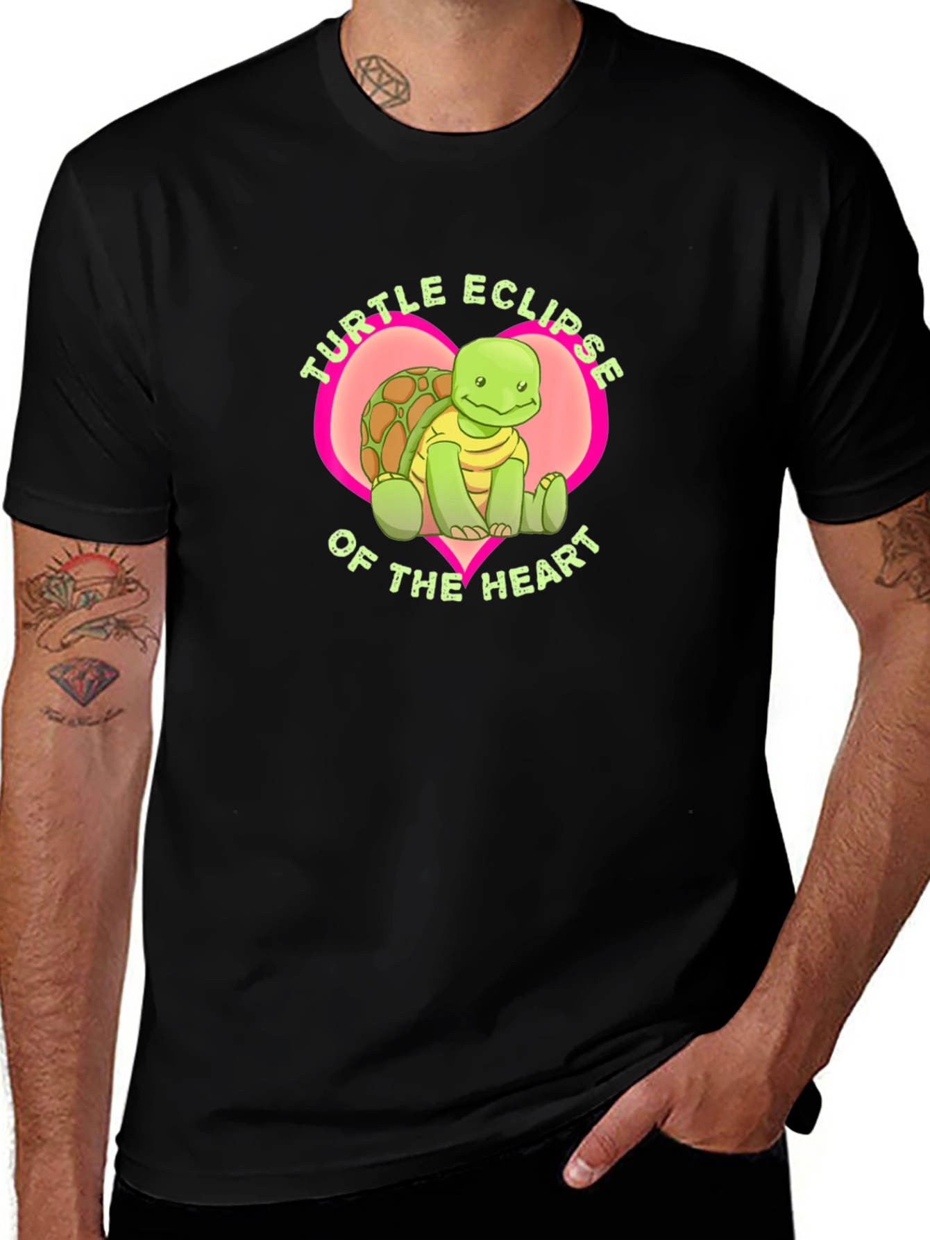 Variant 13 of Turtle Eclipse of the Heart Graphic Tee
