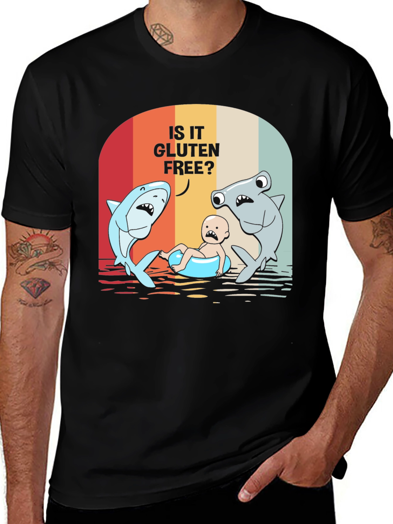 Gluten Free Baby Sharks T-Shirt