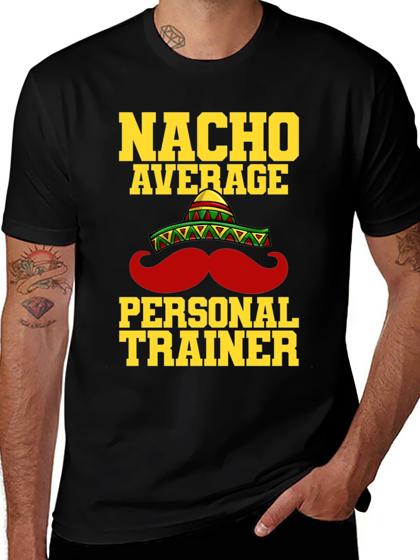 Variant 28 of Nacho Average Personal Trainer Funny T-Shirt
