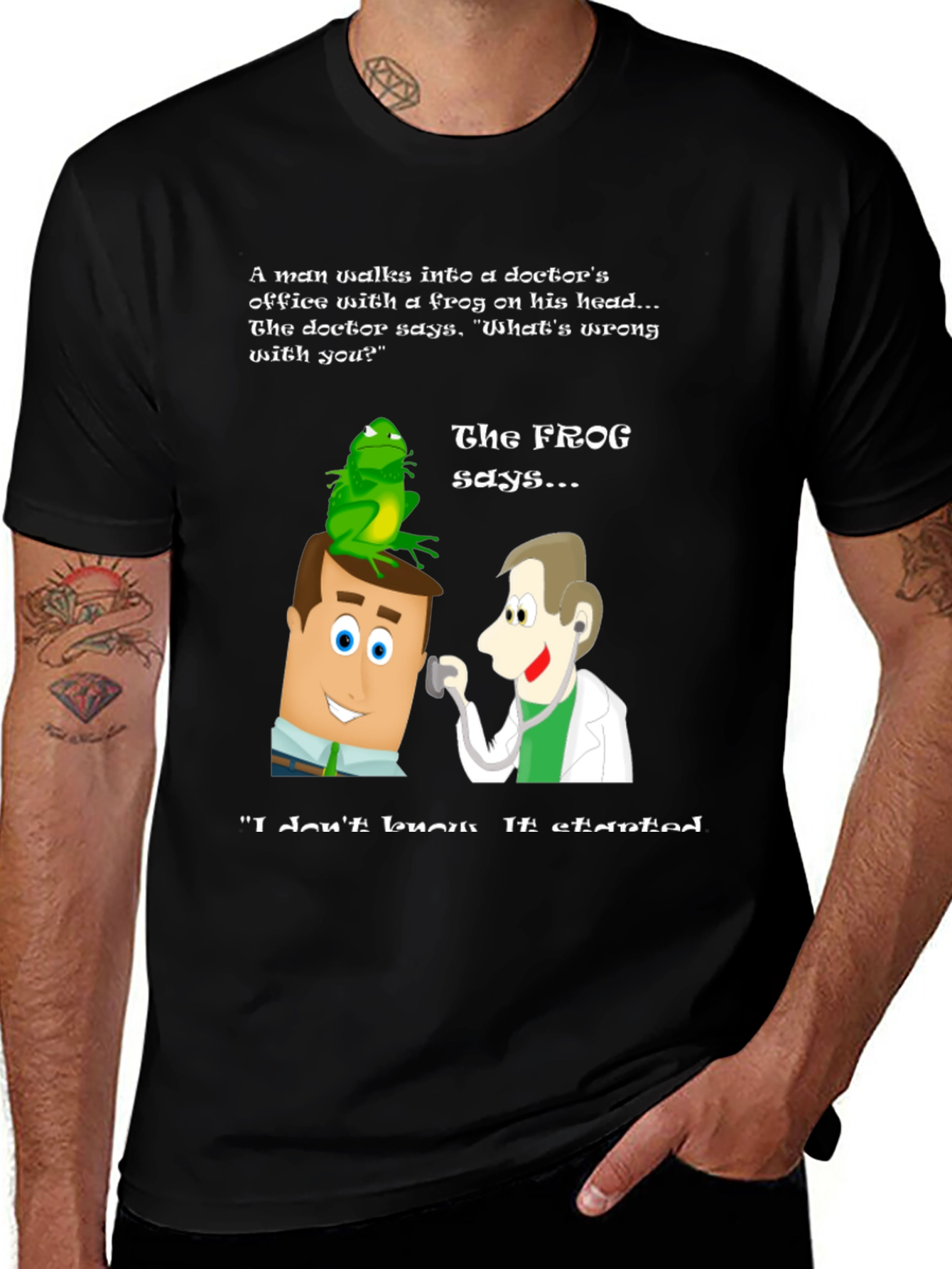 Variant 13 of Frog Doctor Humor Graphic T-Shirt