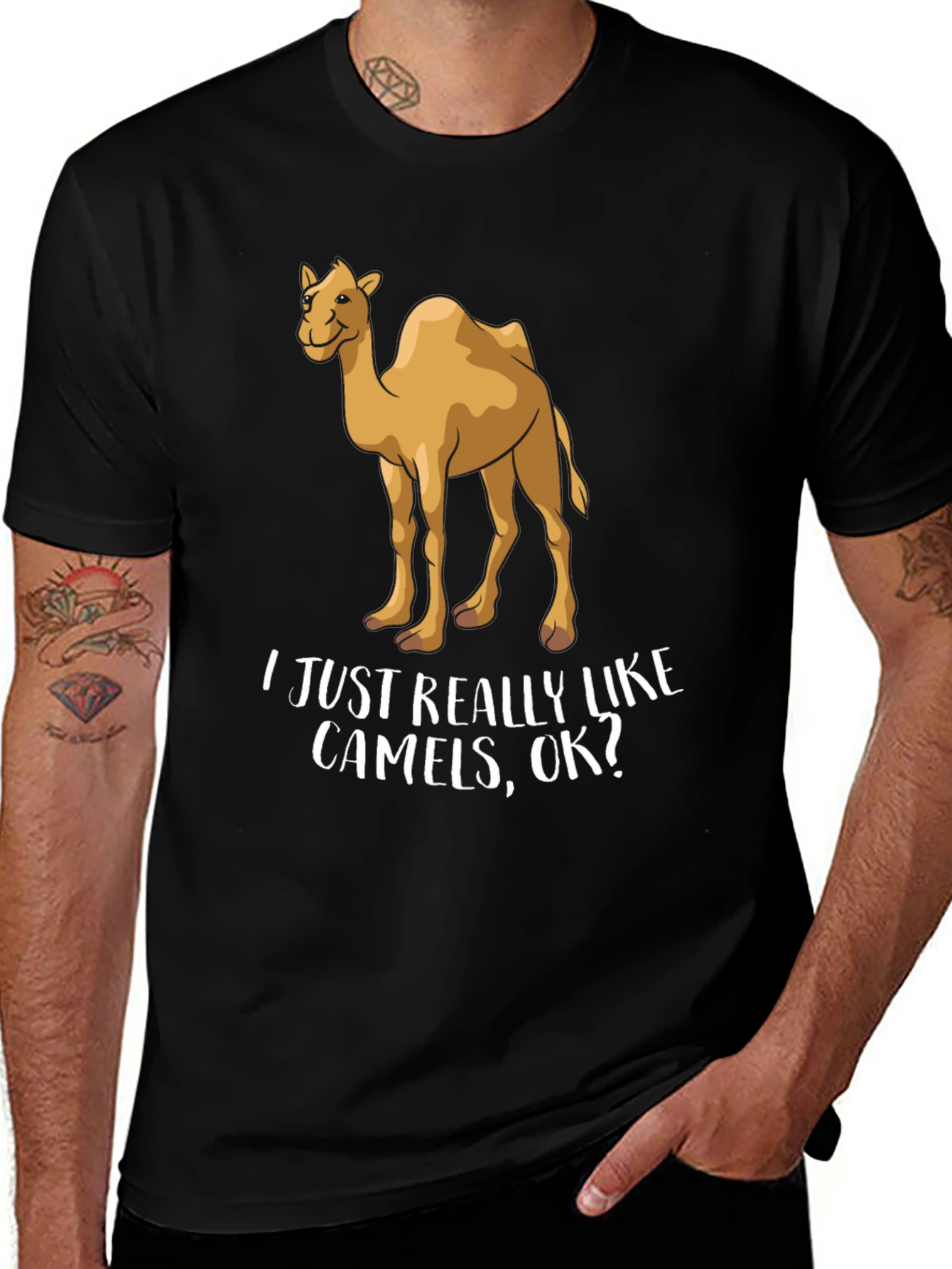 Variant 18 of Funny Camel Lover T-Shirt - I Just Really Like Camels, OK?