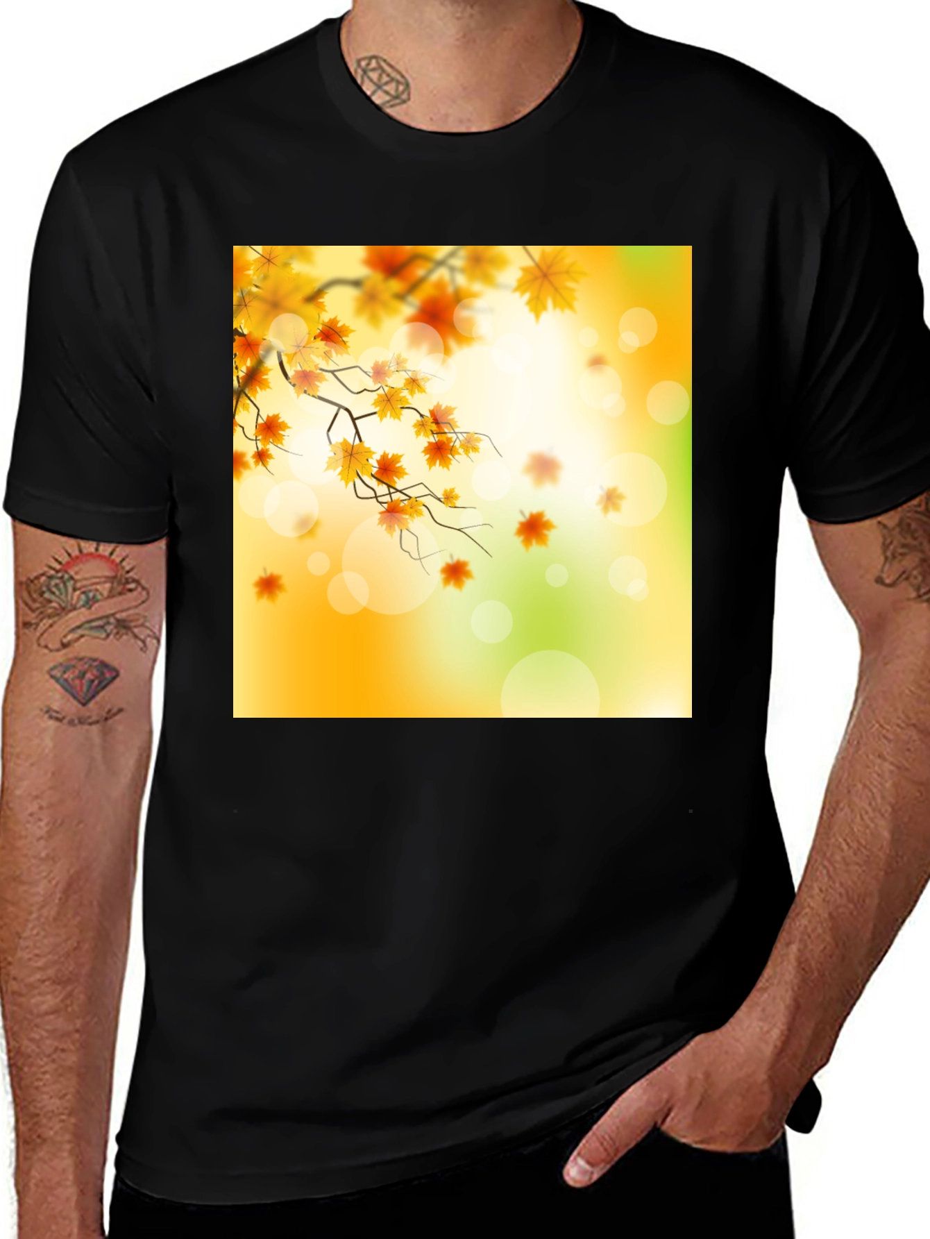 Variant 2 of Autumn Leaves Graphic Tee