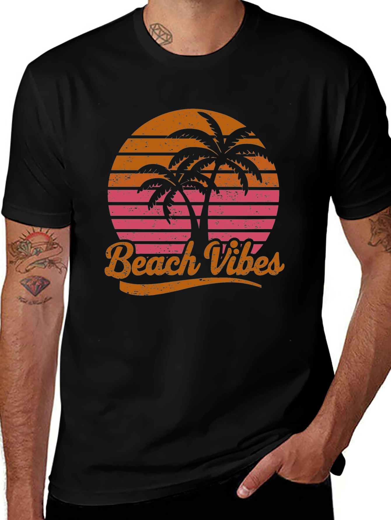 Variant 4 of Retro Beach Vibes Graphic T-Shirt
