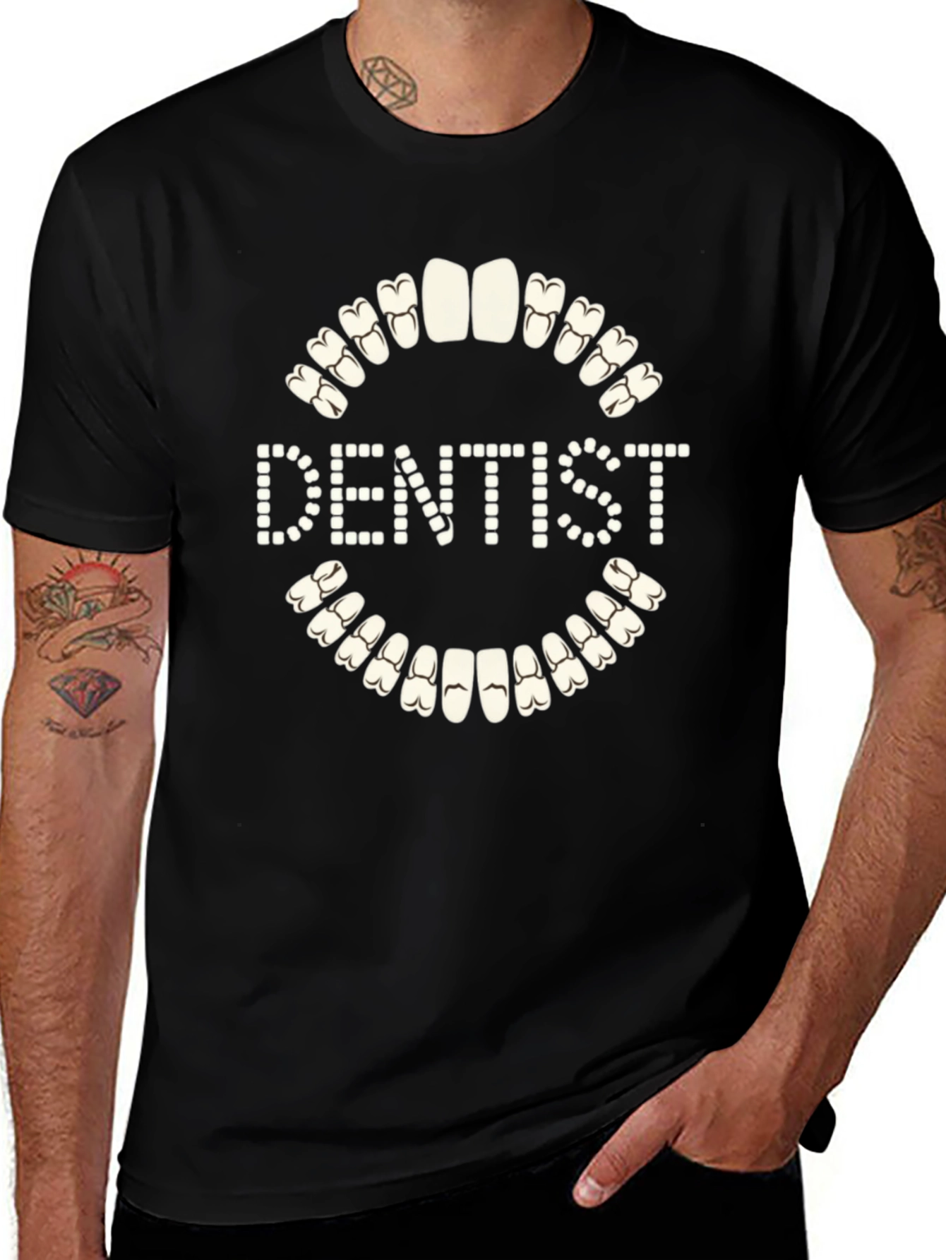 Variant 11 of Dentist Teeth Graphic Novelty T-Shirt