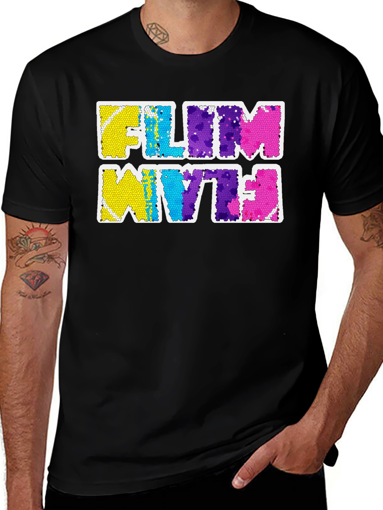 Variant 2 of Funky Flim Flam Short Sleeve Tee