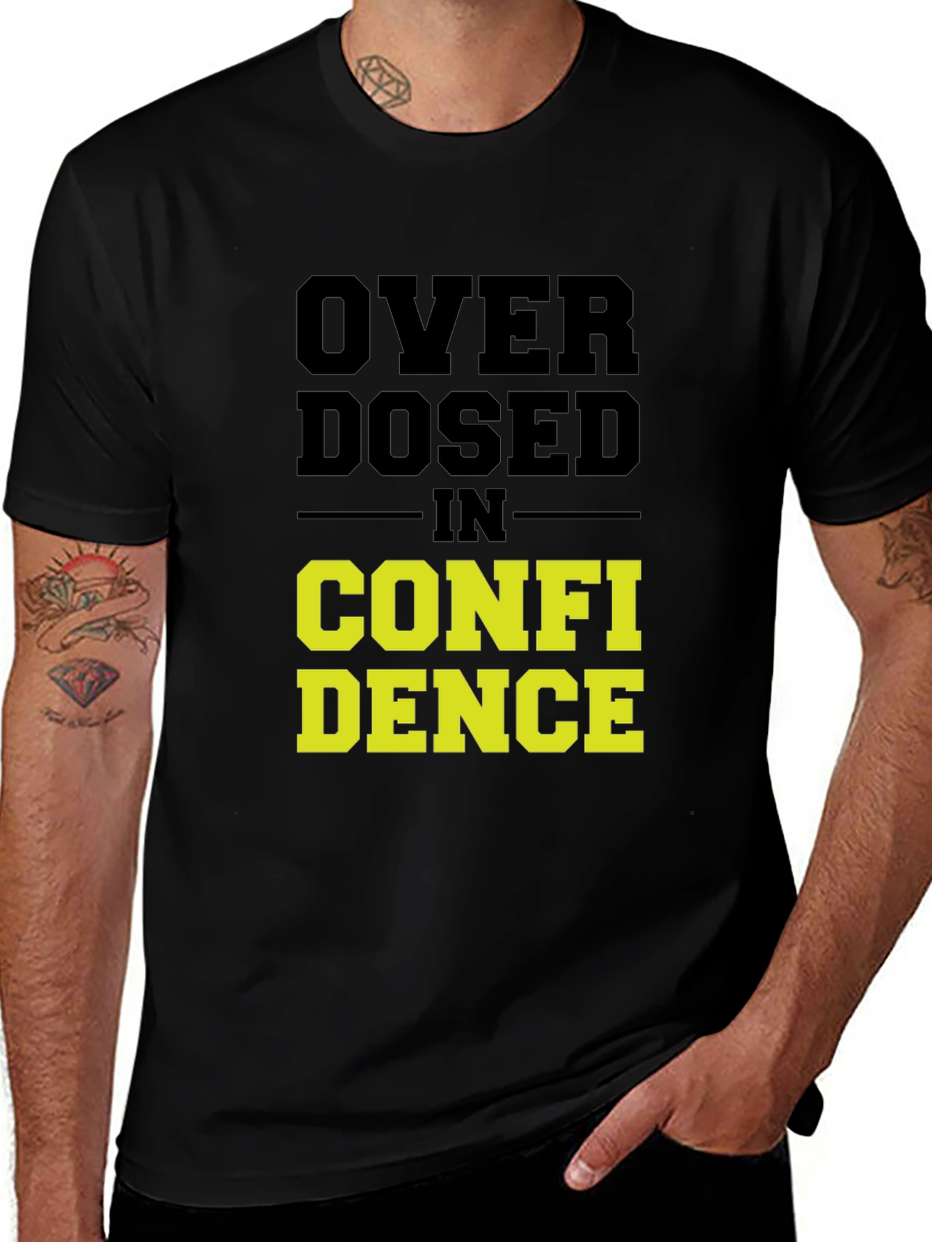 Variant 25 of Overdosed in Confidence Graphic Tee