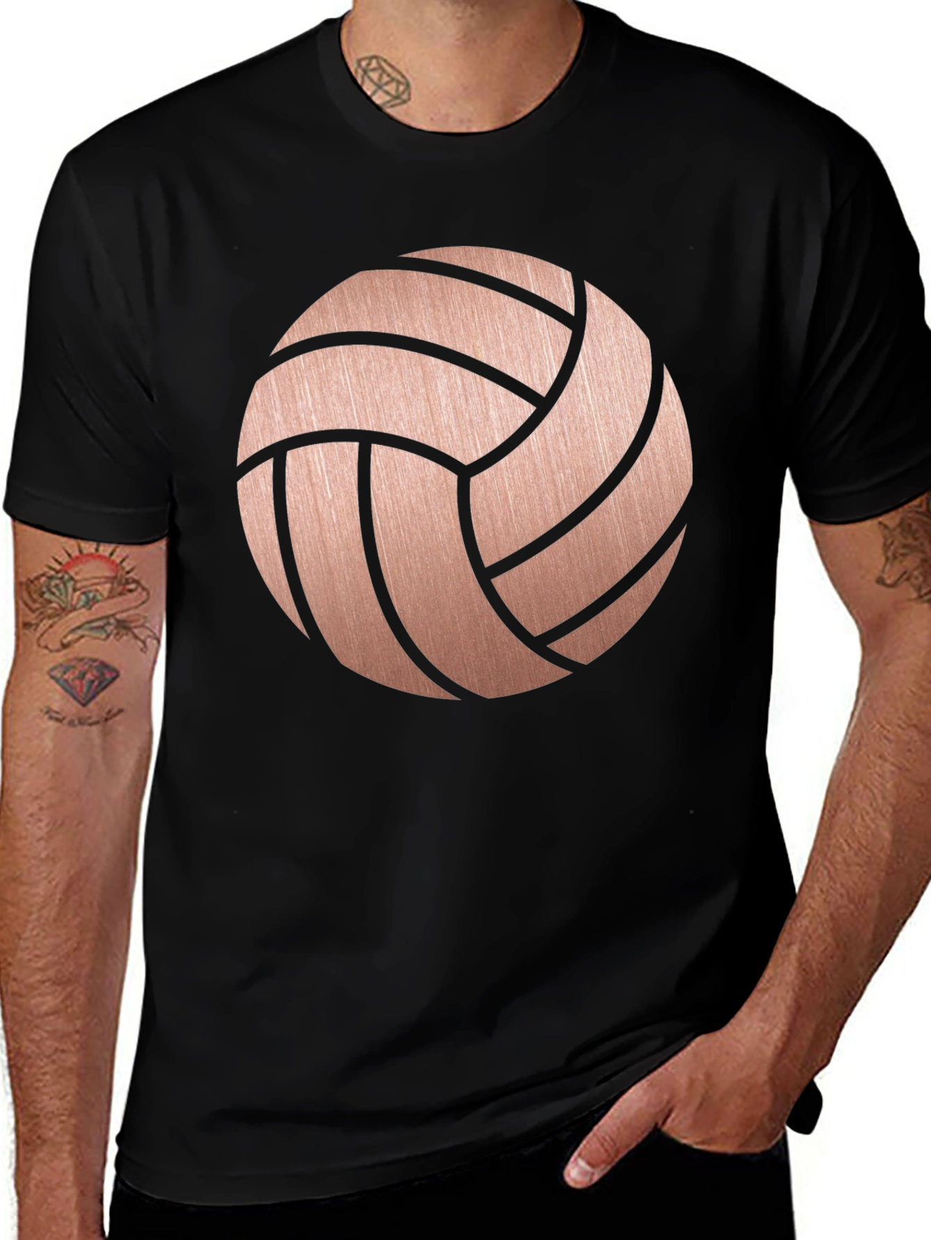 Variant 17 of Volleyball Graphic T-Shirt - Stylish Sportswear
