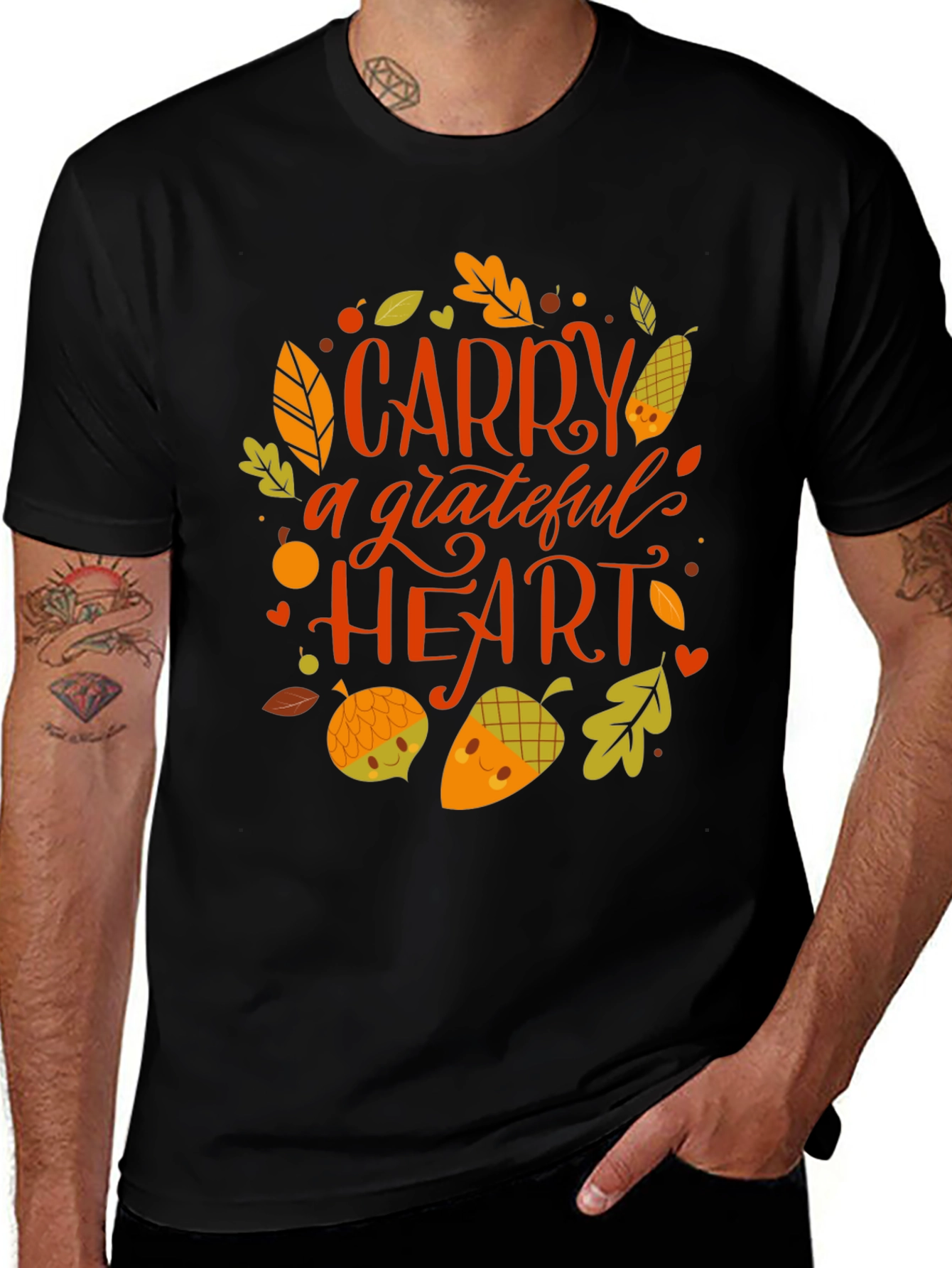 Variant 18 of Grateful Heart Graphic Tee