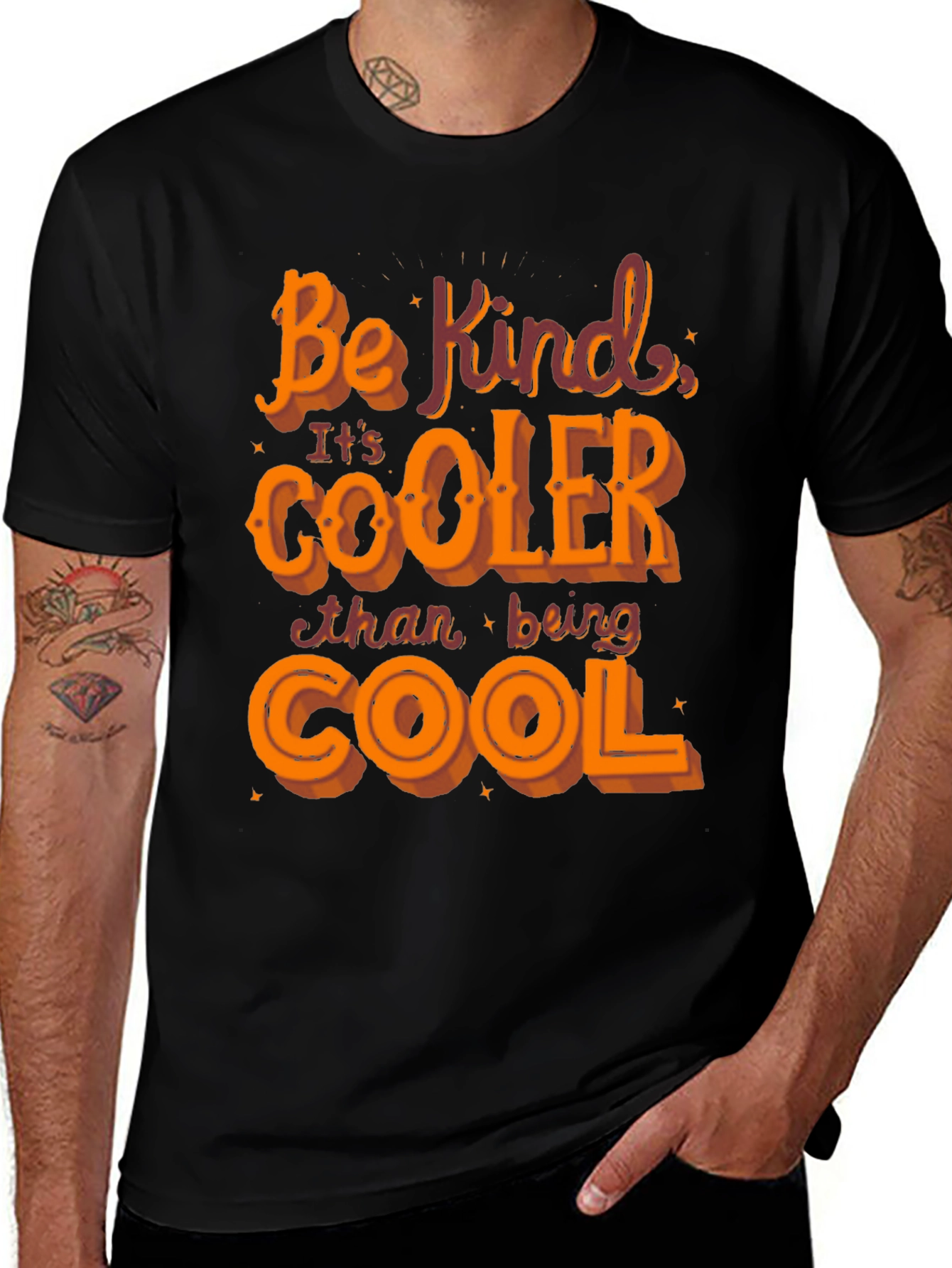Variant 8 of Kindness is Cool T-Shirt - Inspirational Graphic Tee