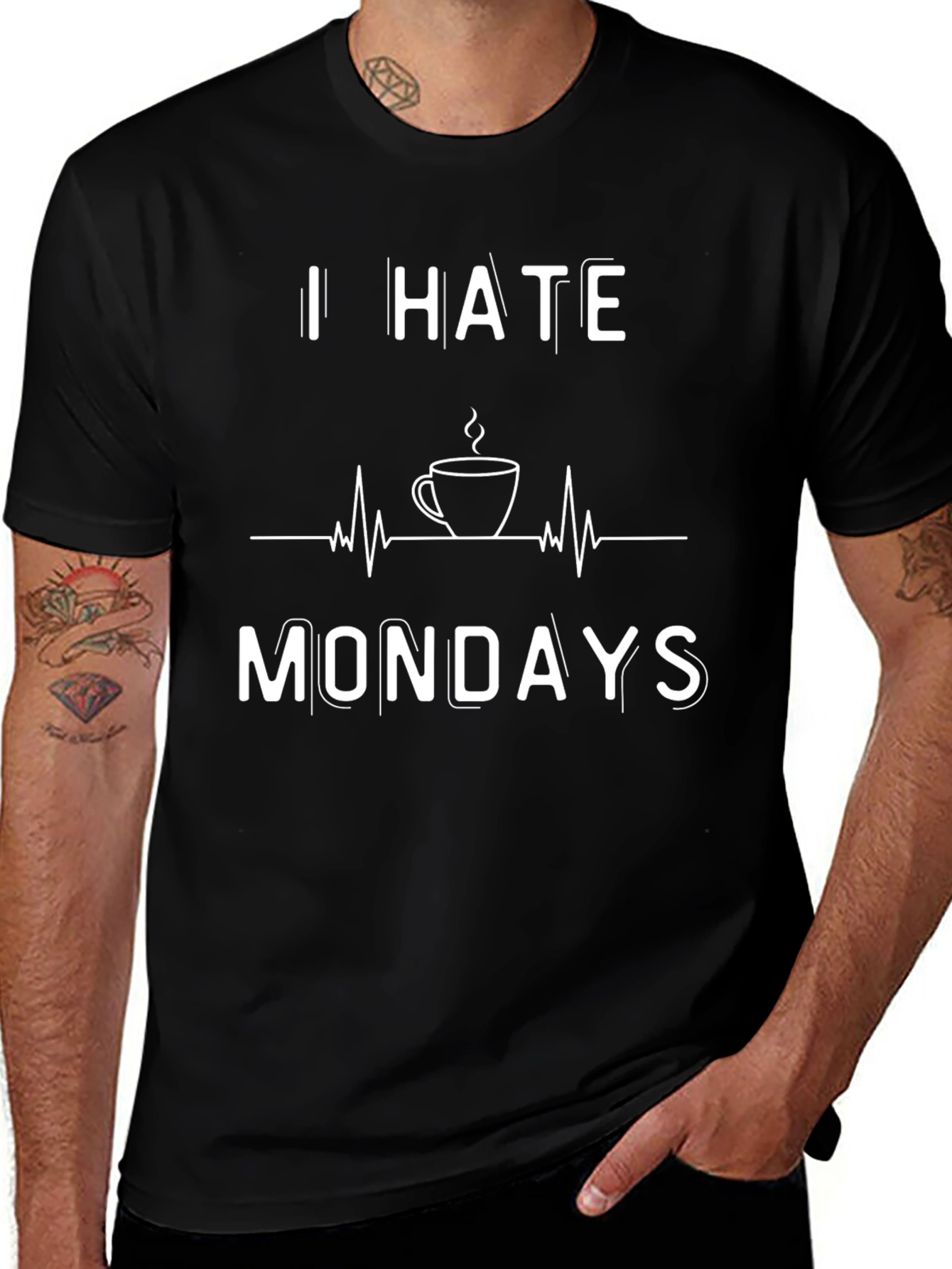 Variant 14 of I Hate Mondays Coffee Pulse T-Shirt