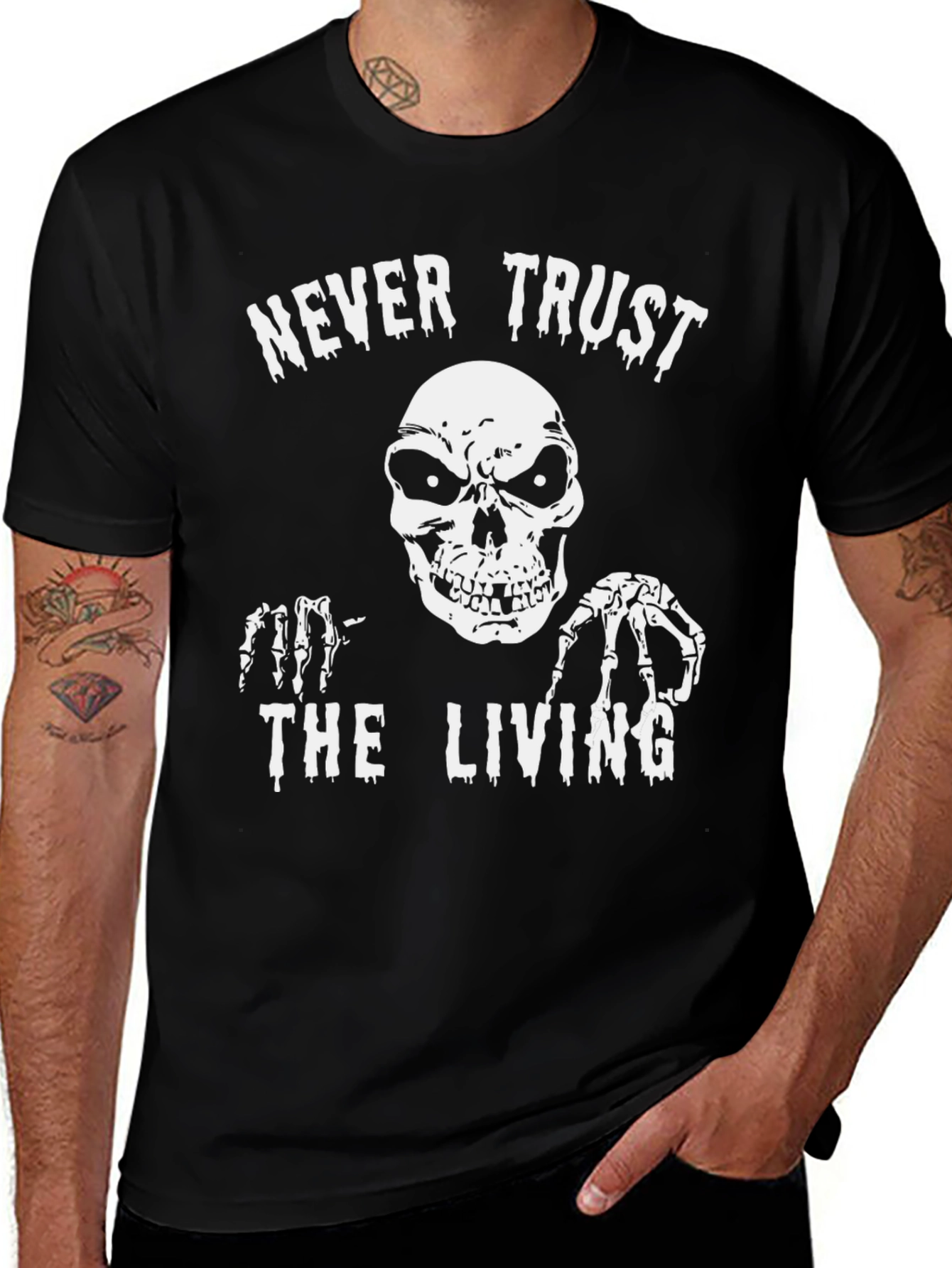 Variant 12 of Never Trust the Living Graphic Tee