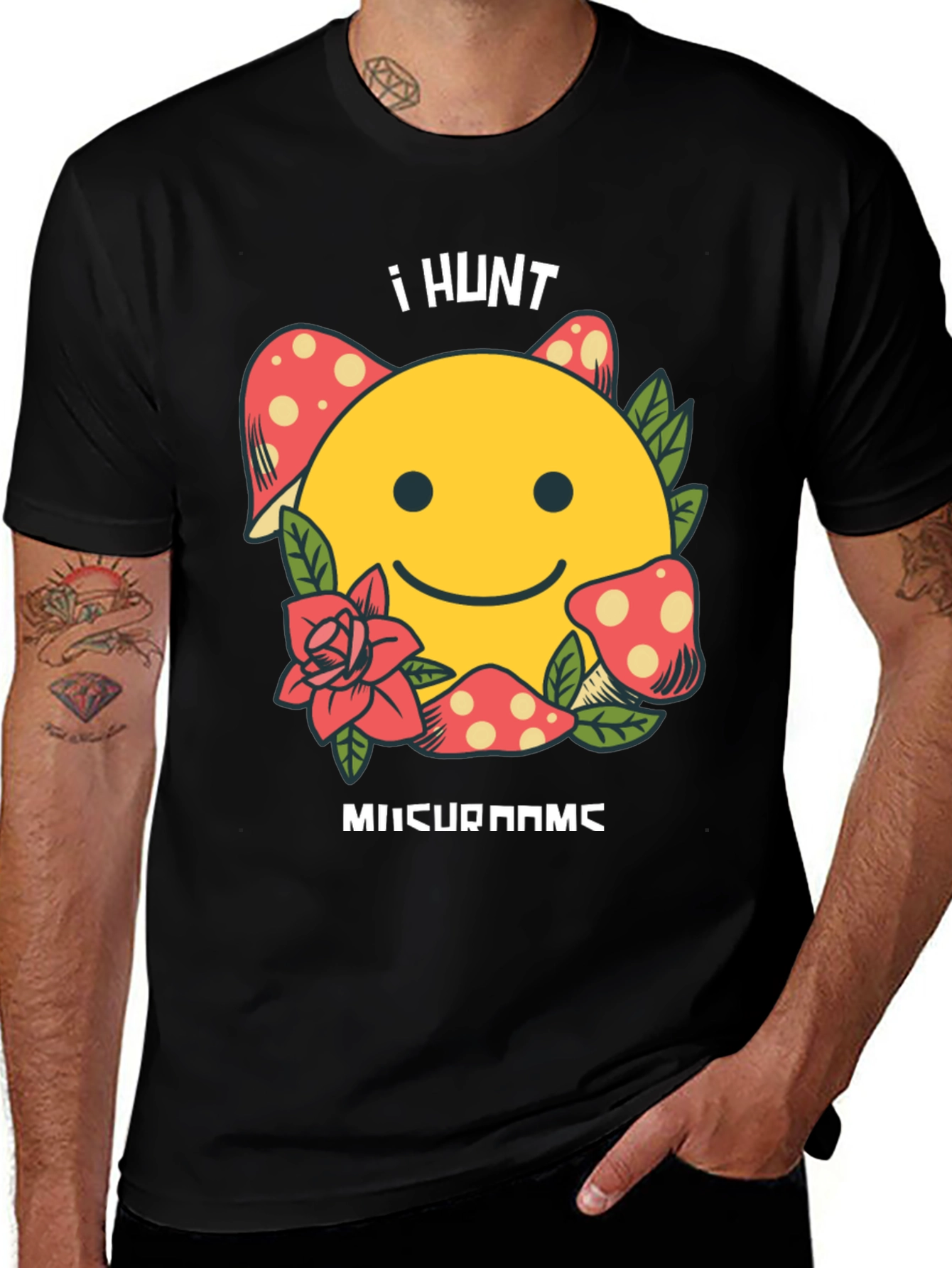 Variant 7 of I Hunt Mushrooms Graphic T-Shirt