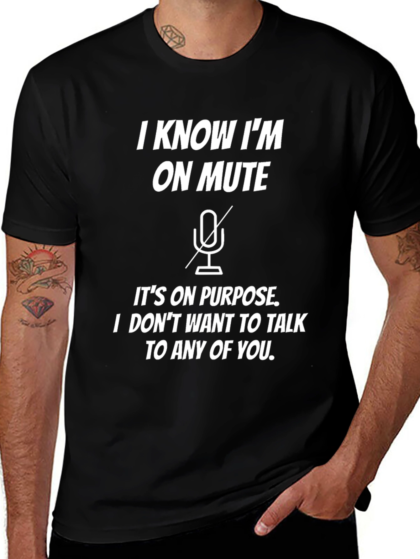 Variant 20 of I Know I'm on Mute T-Shirt