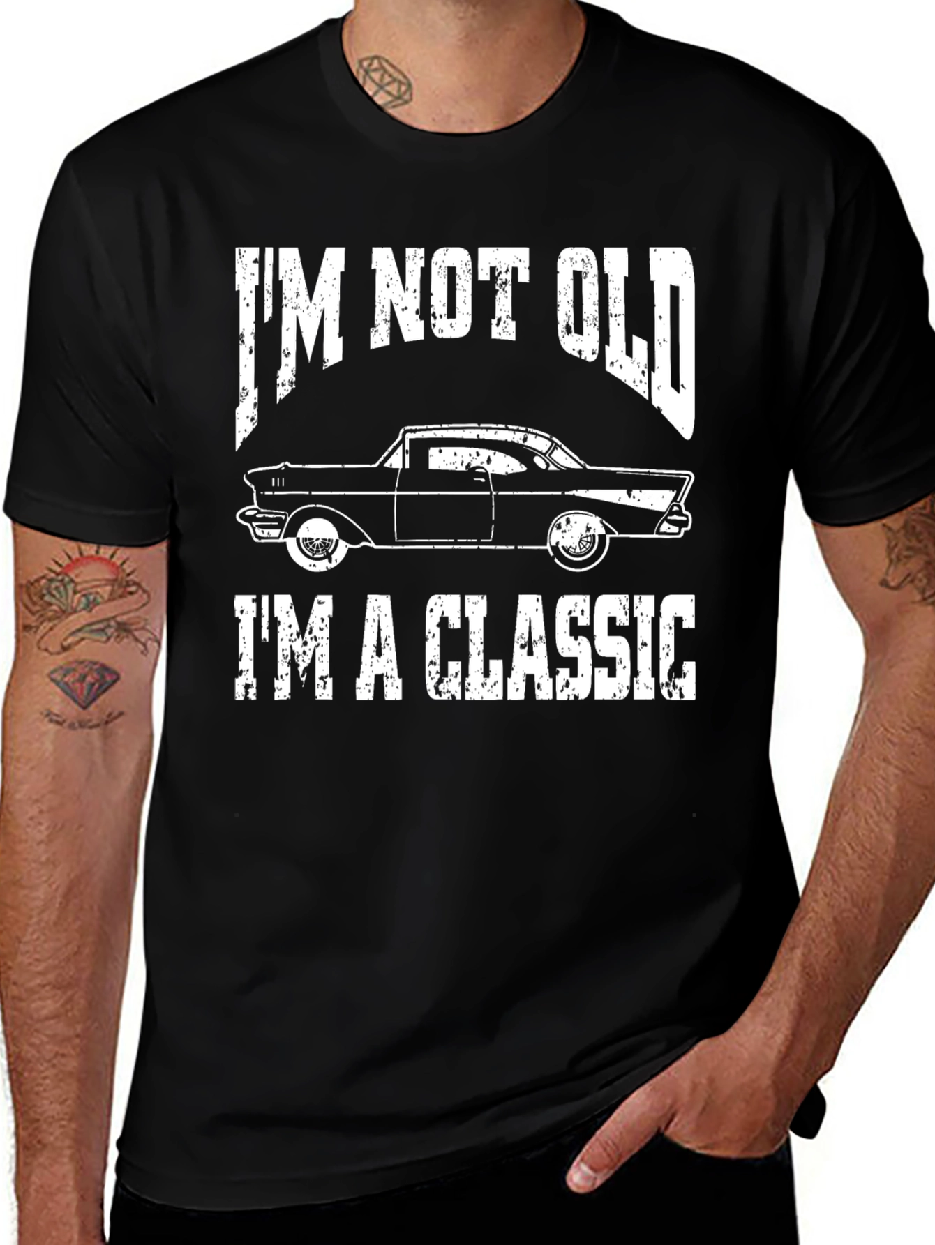 Variant 3 of Classic Car Graphic T-Shirt - I'm Not Old!