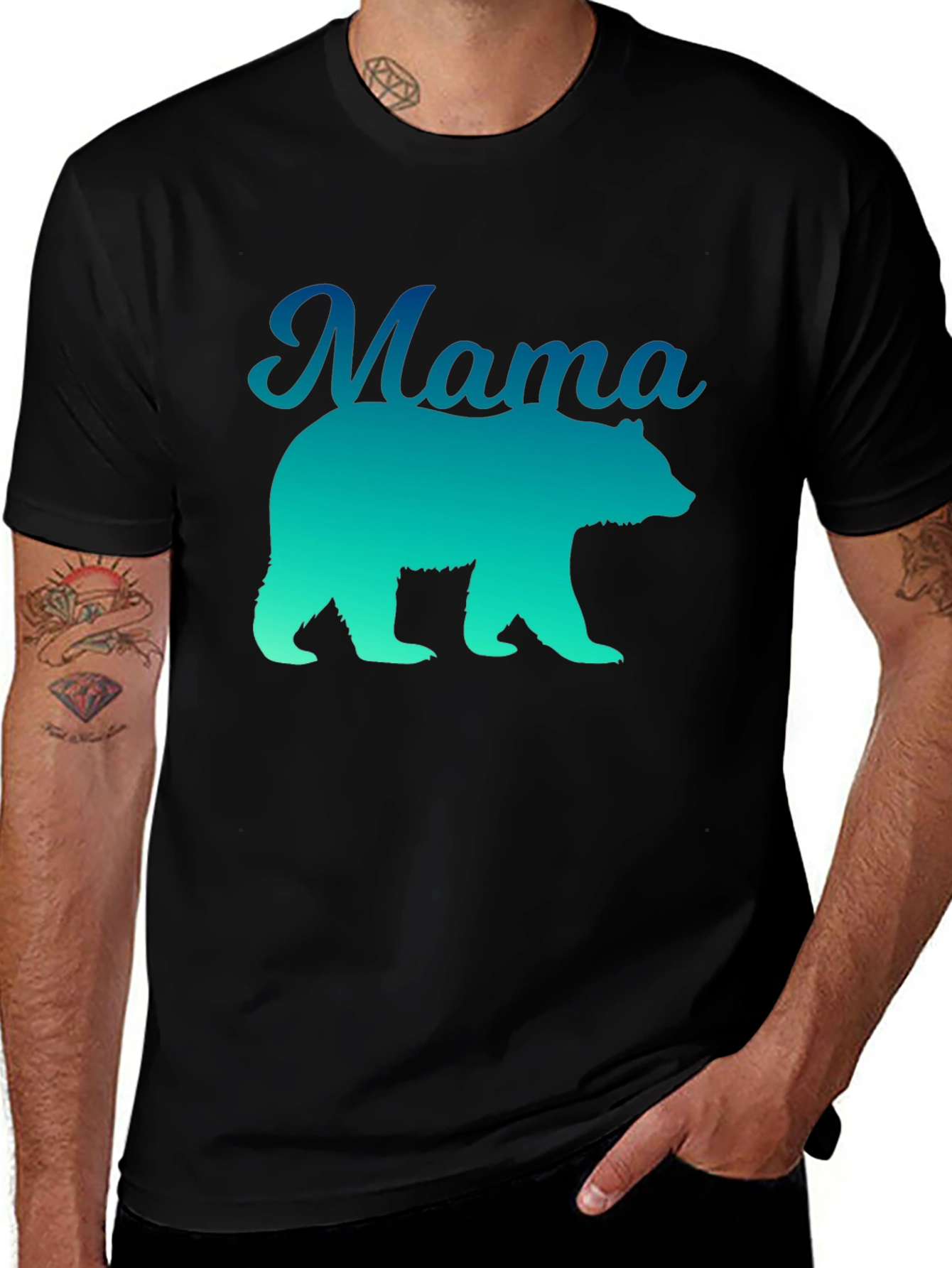 Variant 26 of Mama Bear Graphic Tee - Trendy Comfort Fit