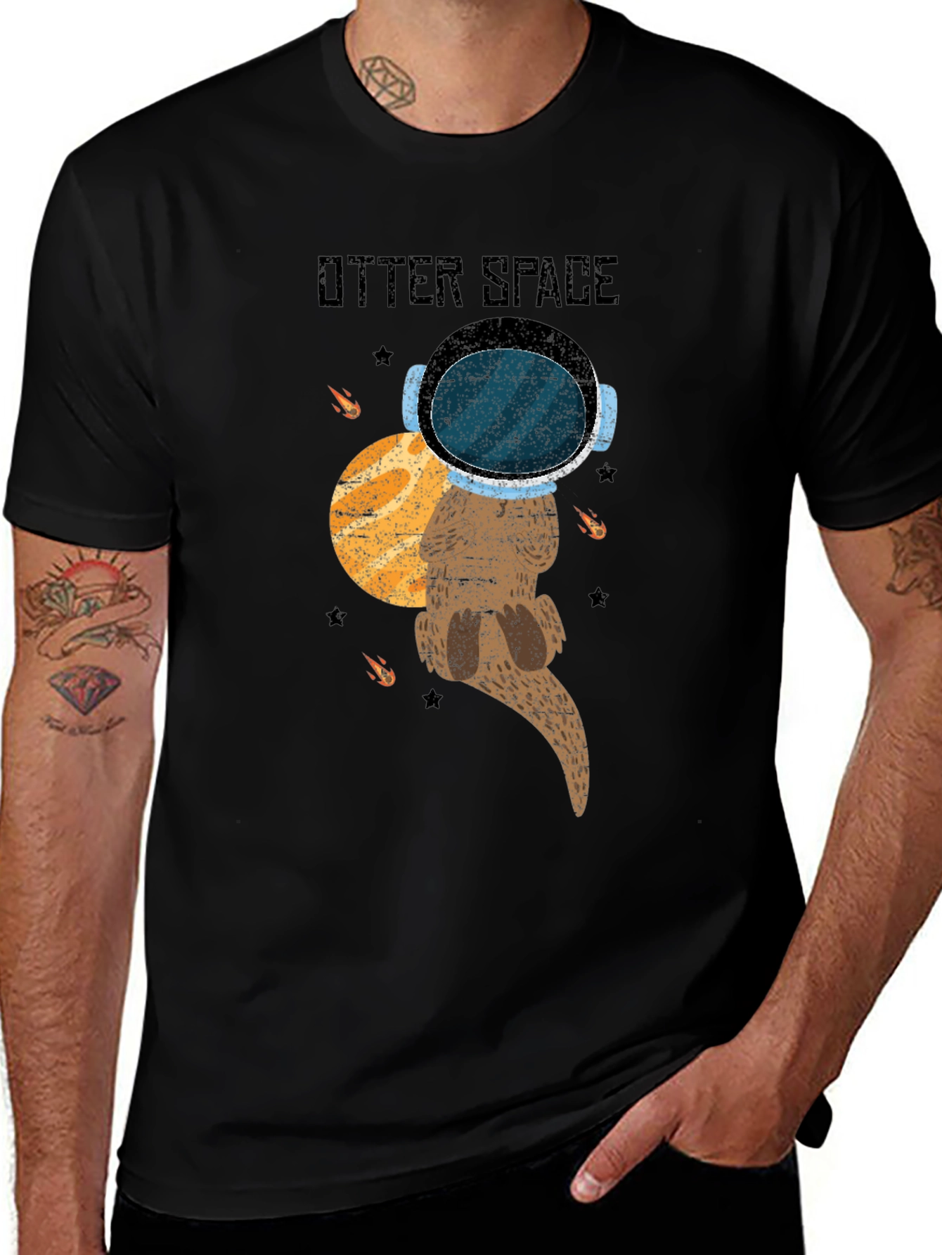 Variant 15 of Otter Space T-Shirt
