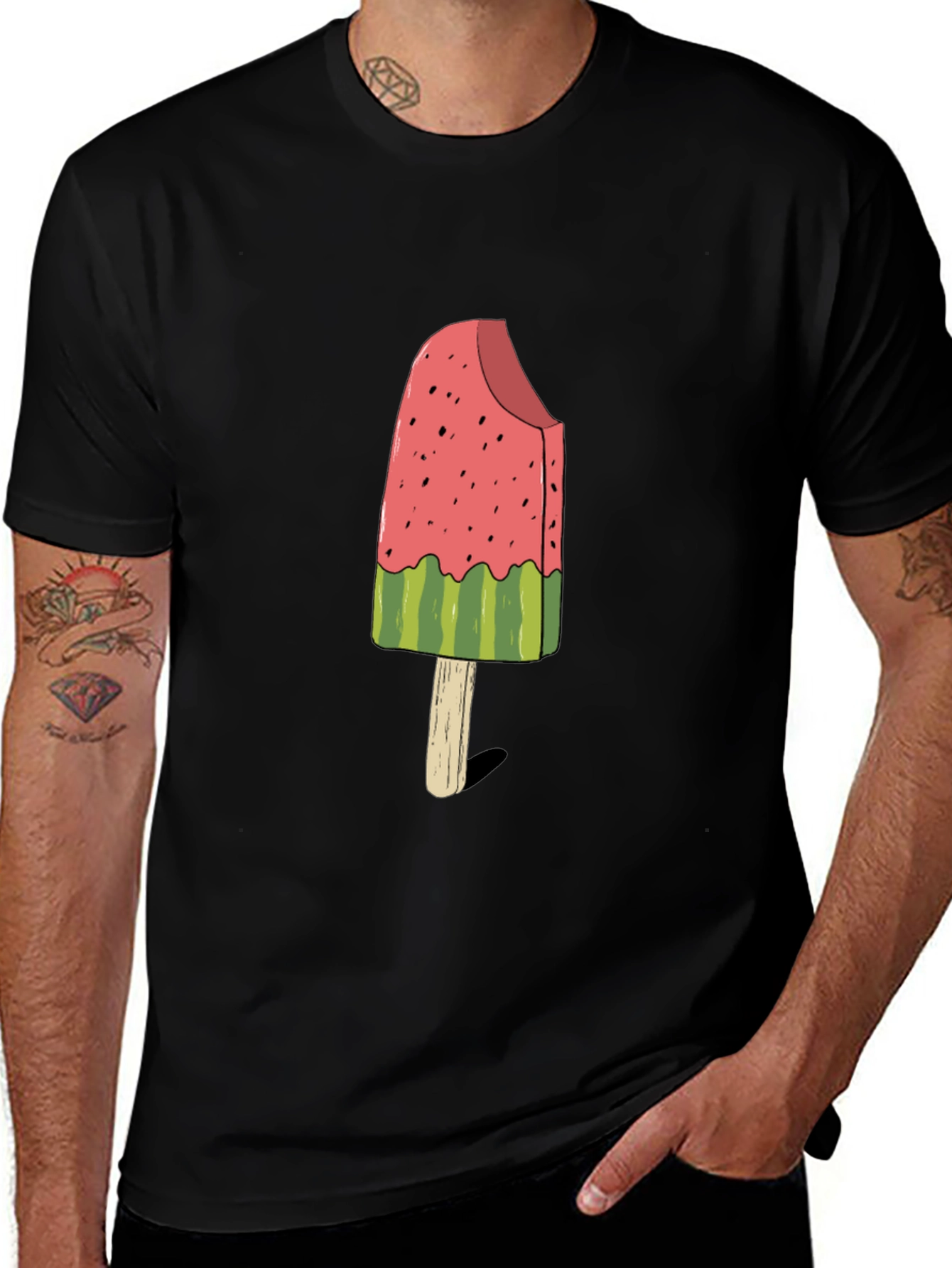 Variant 20 of Watermelon Popsicle Graphic Tee