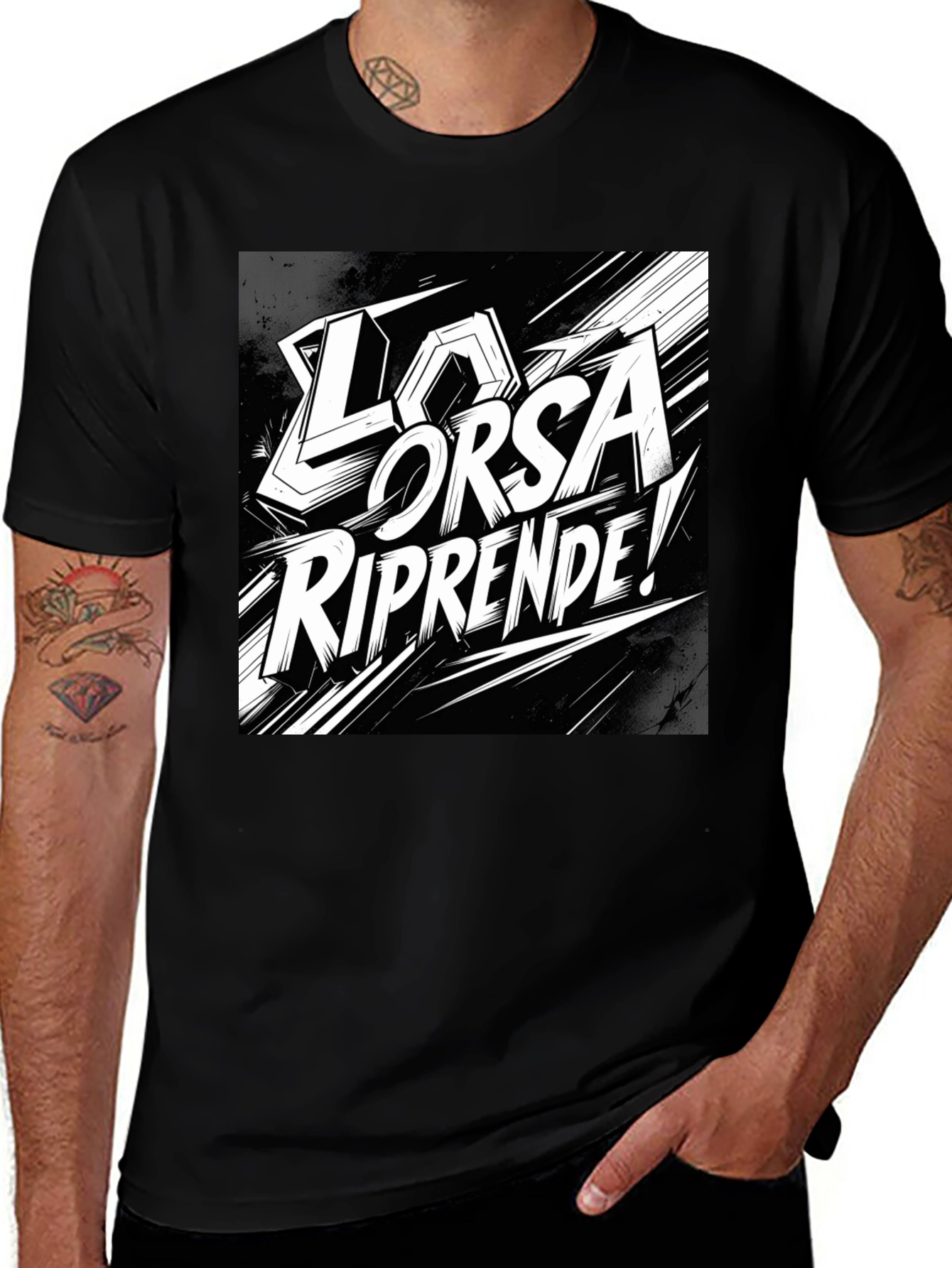 Variant 24 of Lo Lorsa Riprende! Graphic T-Shirt